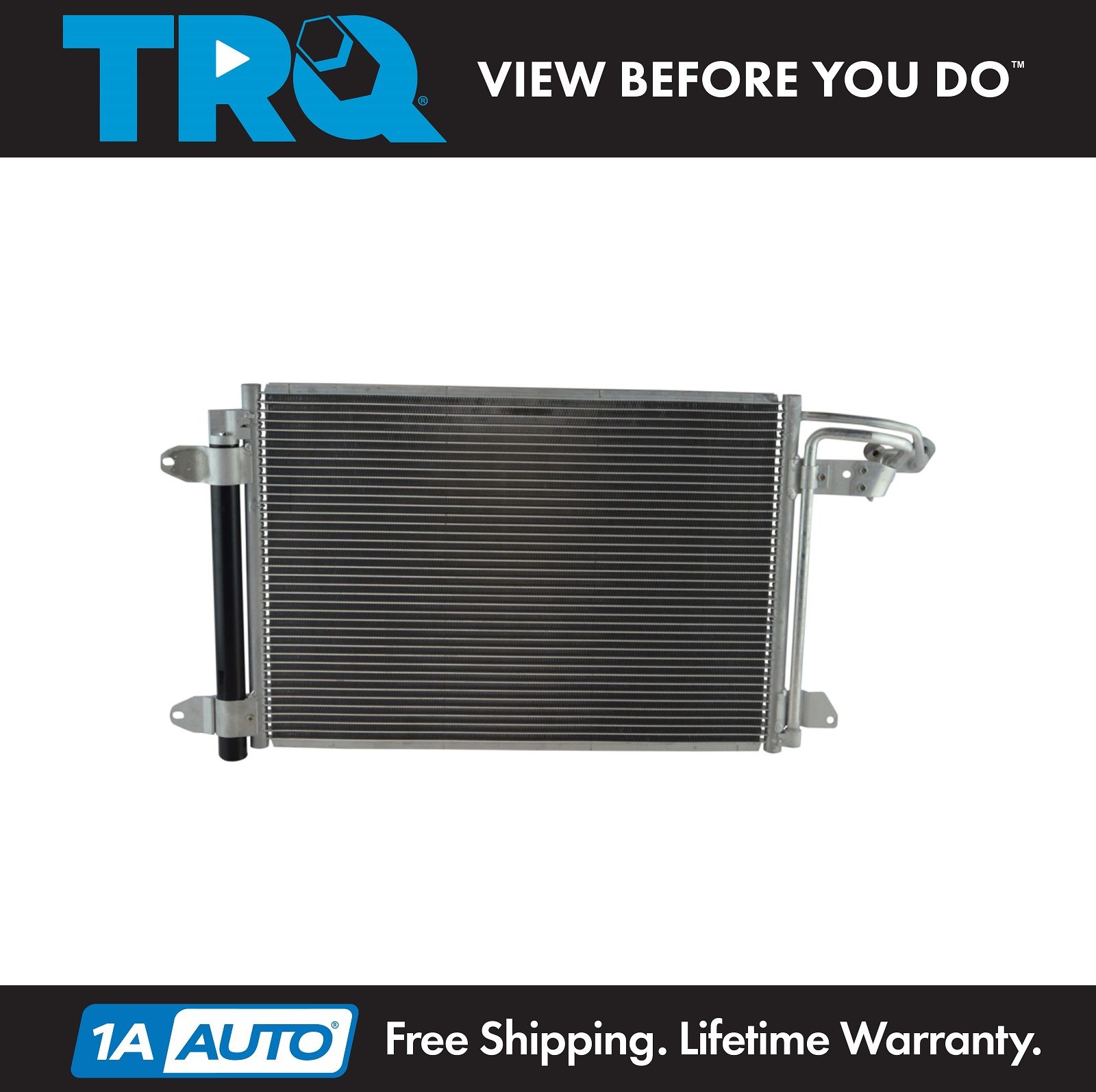 AC Condenser A//C Air Conditioning with Receiver Drier for VW Jetta Beetle New
