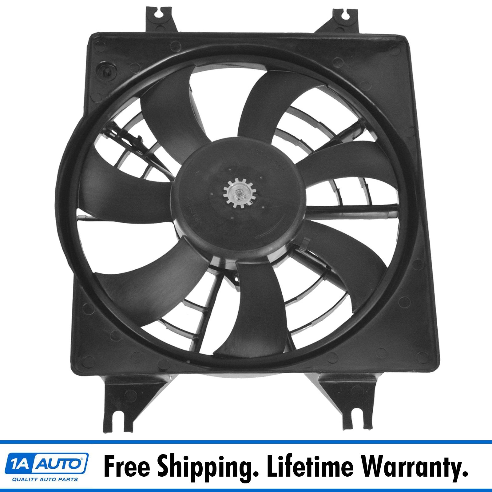 TYC 06 07 08 Ridgeline A//C Condenser Cooling Fan Motor Assy with Blade /& Shroud