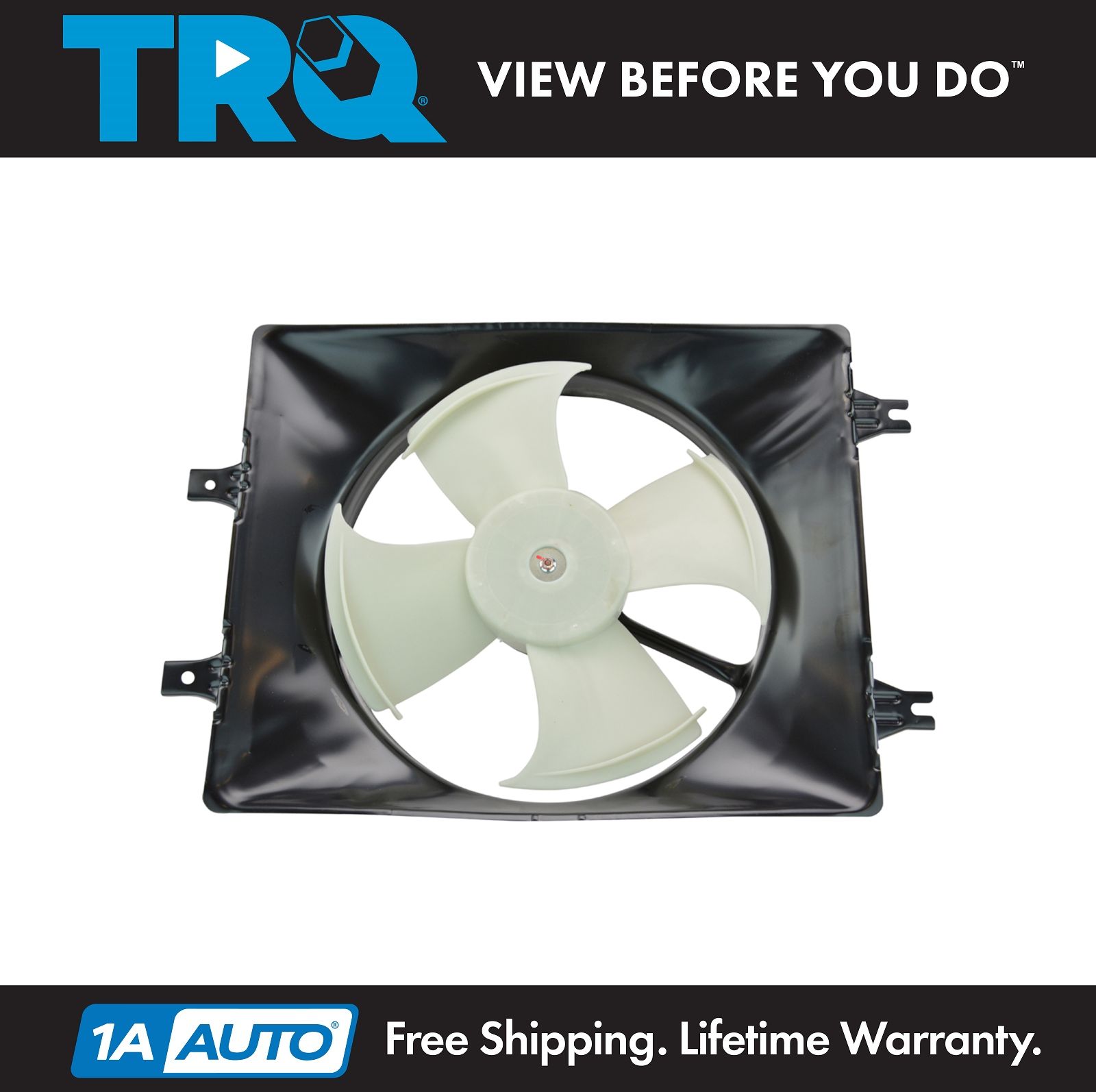 AC A//C Condenser Cooling Fan Assembly Passenger Right RH for 03-07 Honda Accord