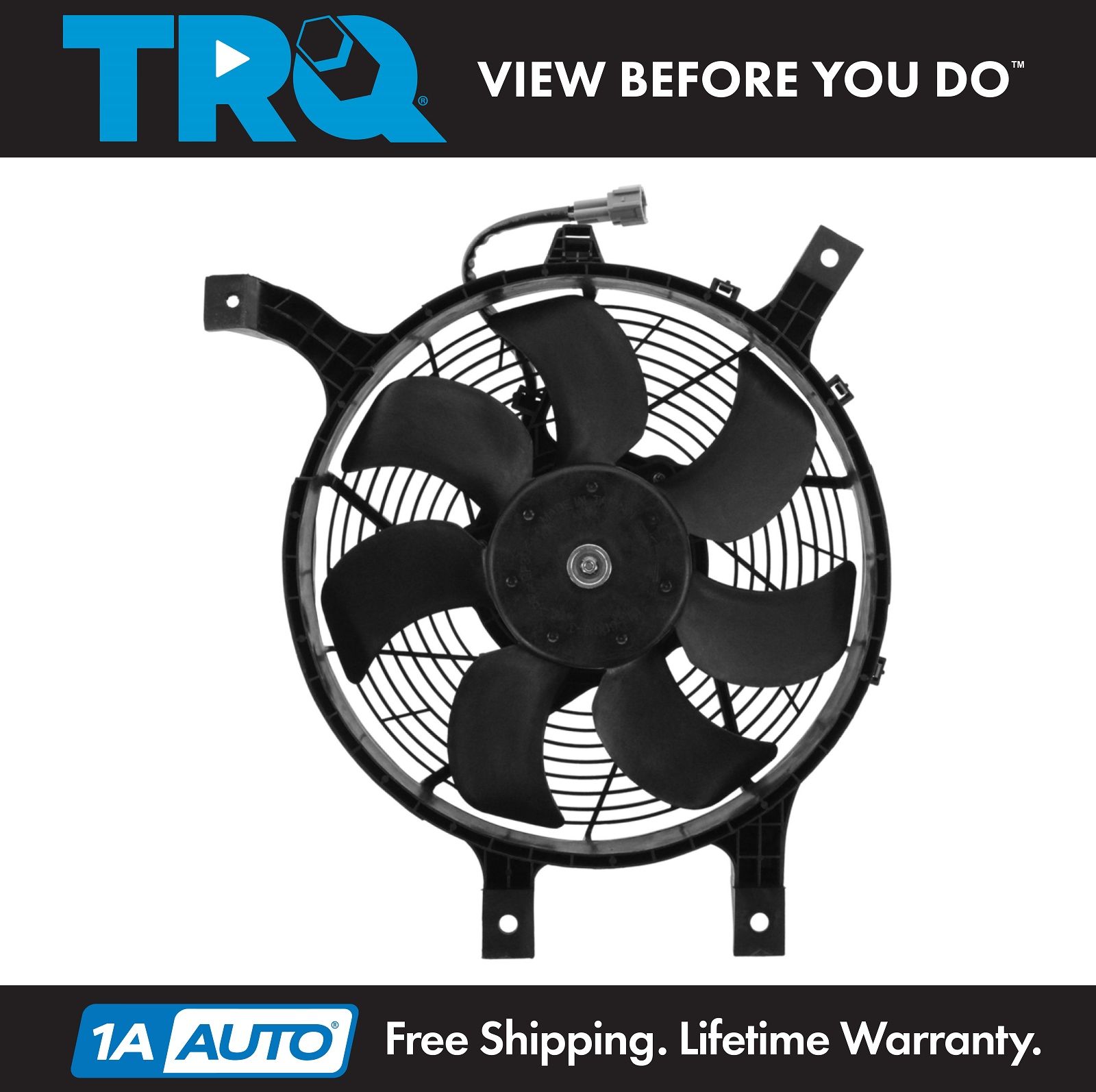 AC A/C Condenser Cooling Fan Assembly W/ Motor For Nissan Frontier ...