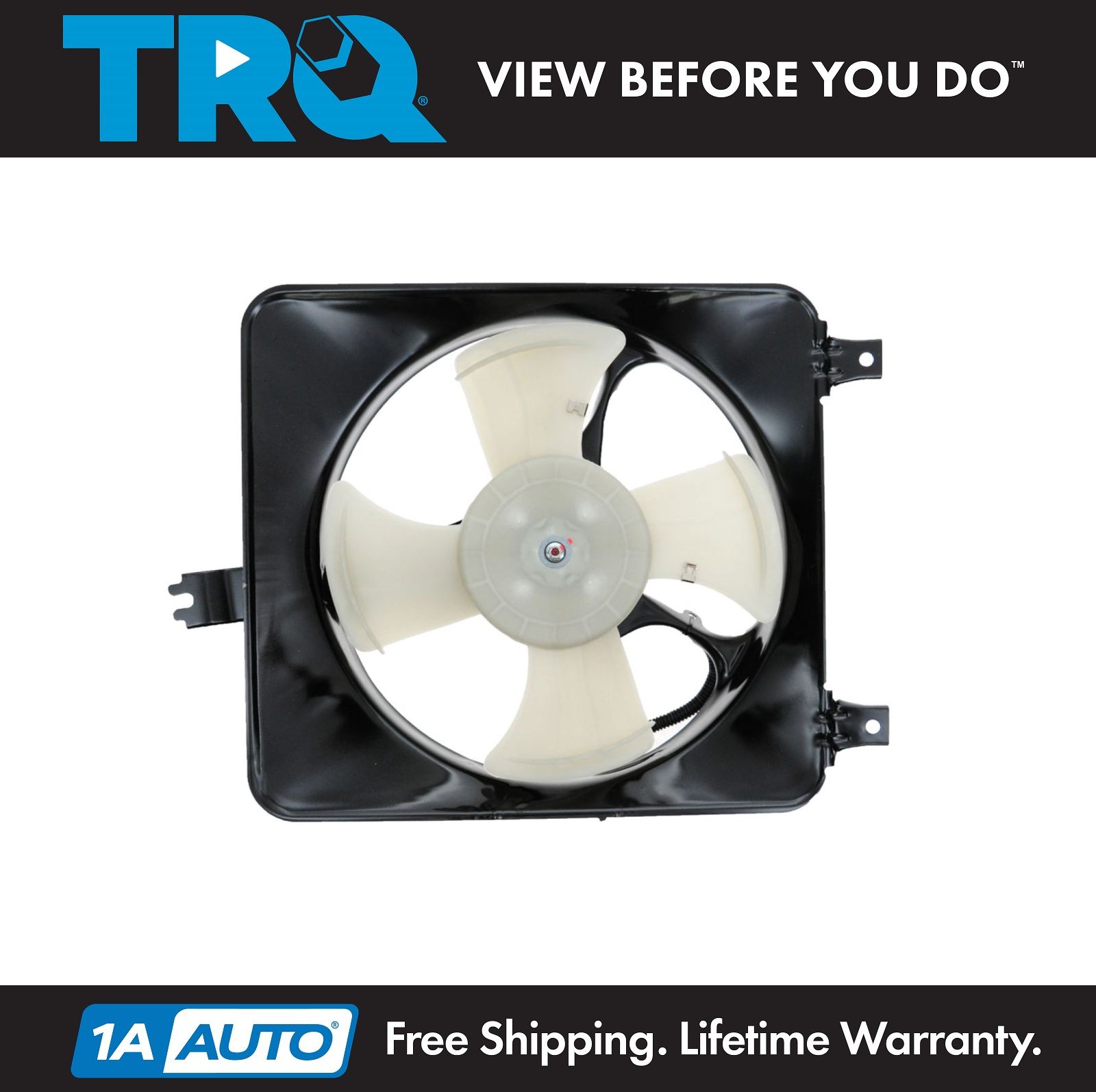 Air Conditioning A//C Condenser Dual Cooling Fan Assembly for Buick Century Regal