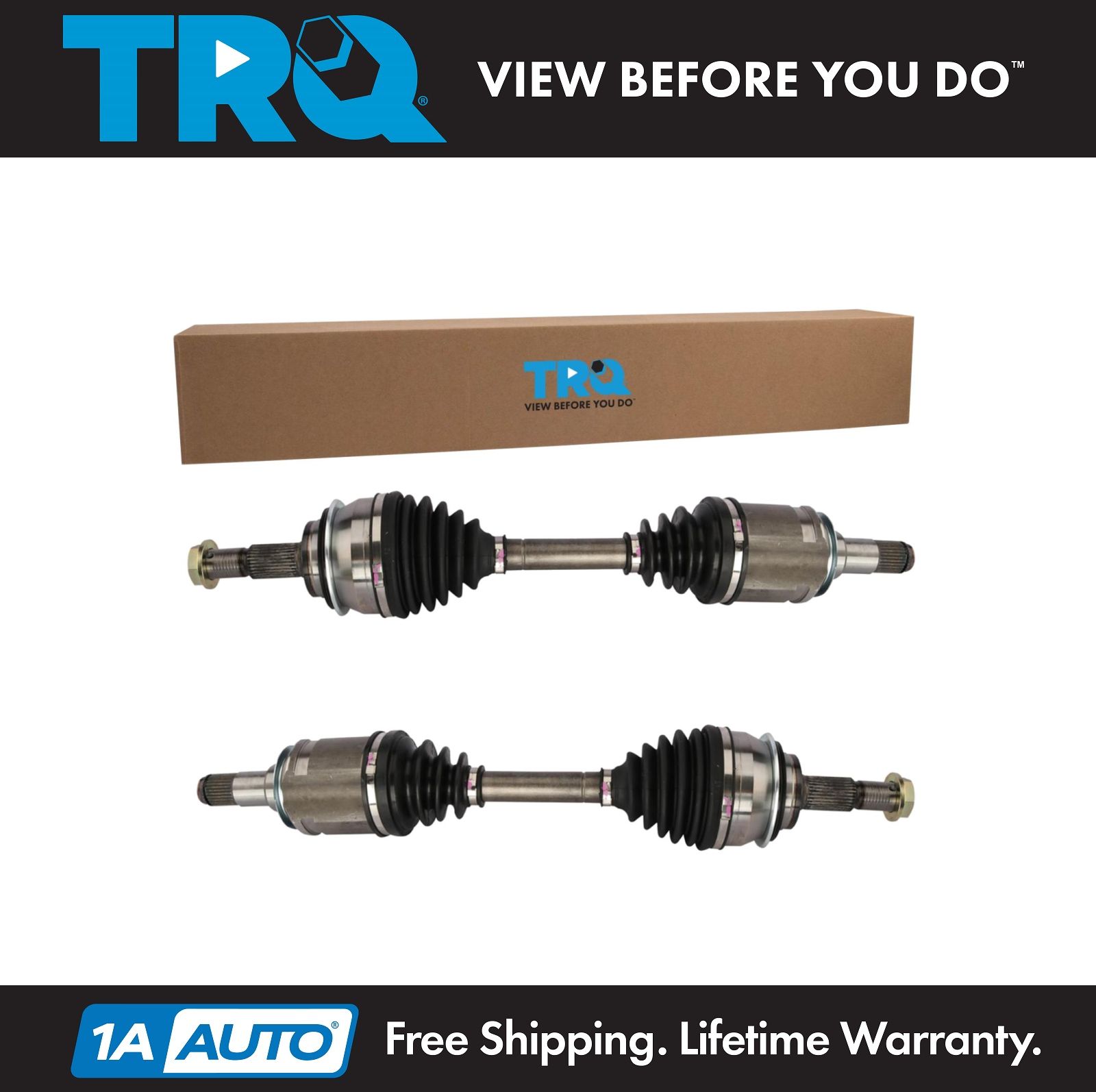 TRQ Front CV Axle Shaft Pair Set of 2 for 4Runner FJ Cruiser GC470 New eBay