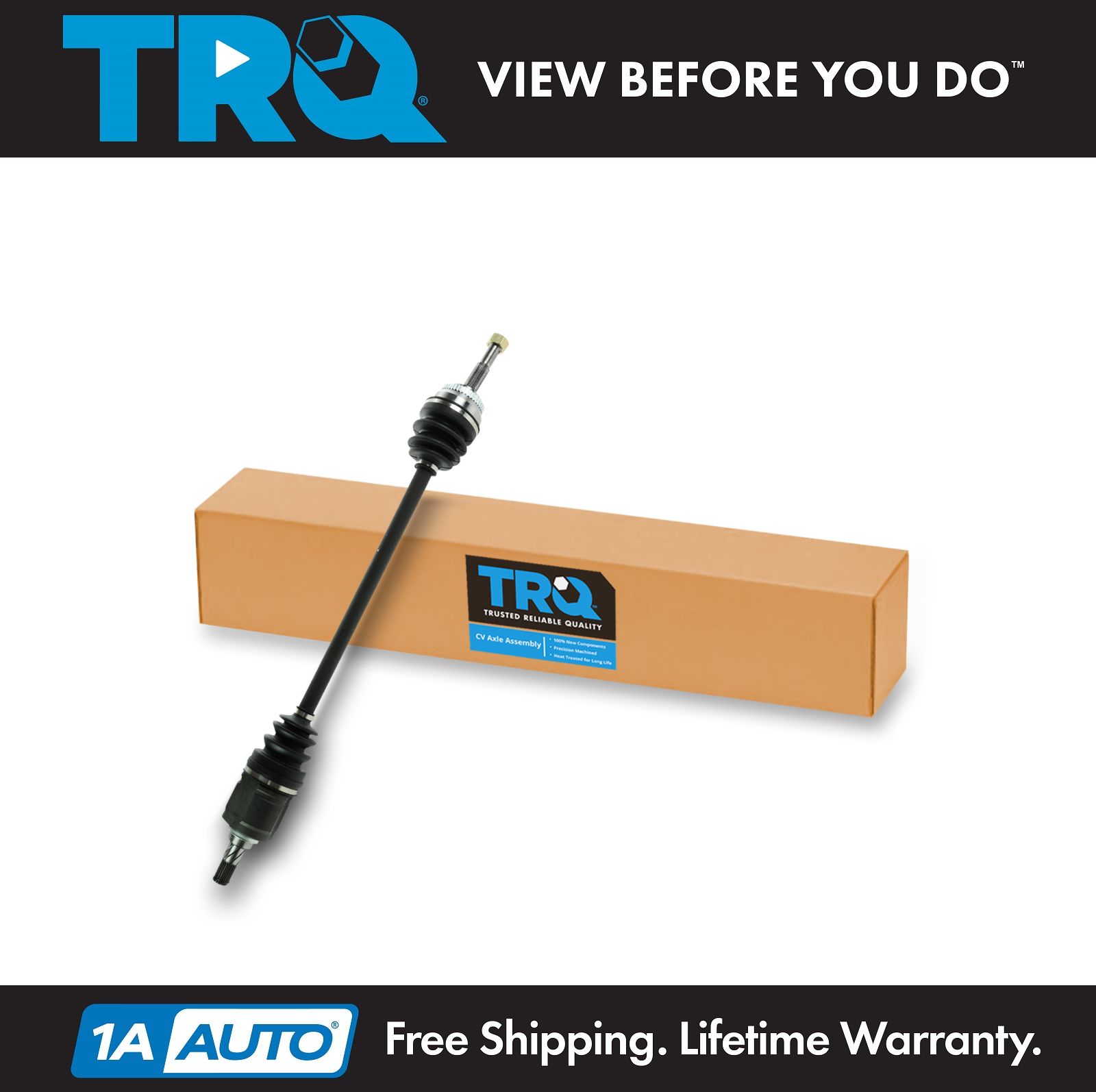 TRQ New Front CV Axle Shaft Joint Assembly Passenger RH For NX 200SX