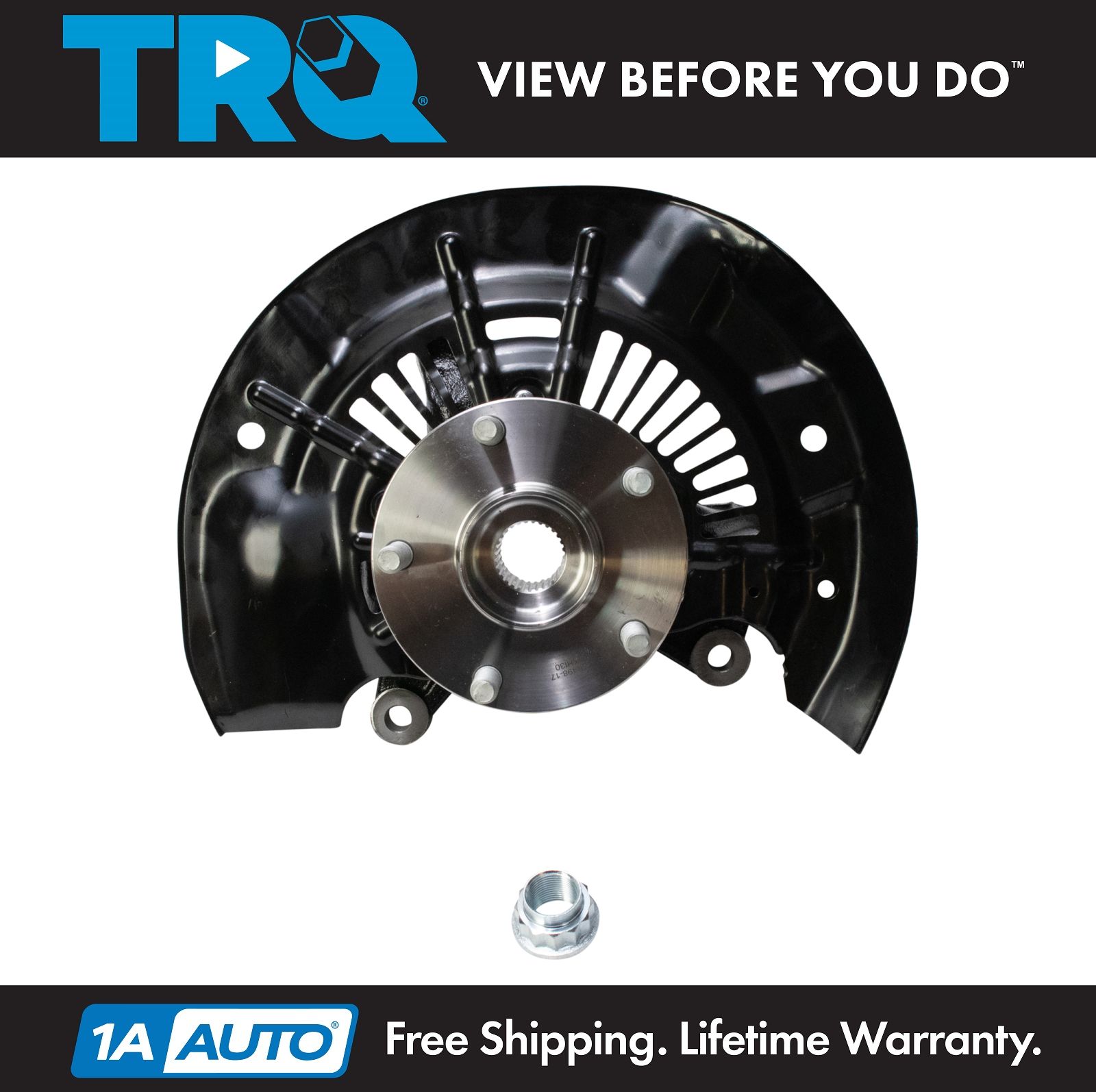 TRQ Complete Wheel Hub Bearing & Steering Knuckle Assembly RH for Toyota  Sienna