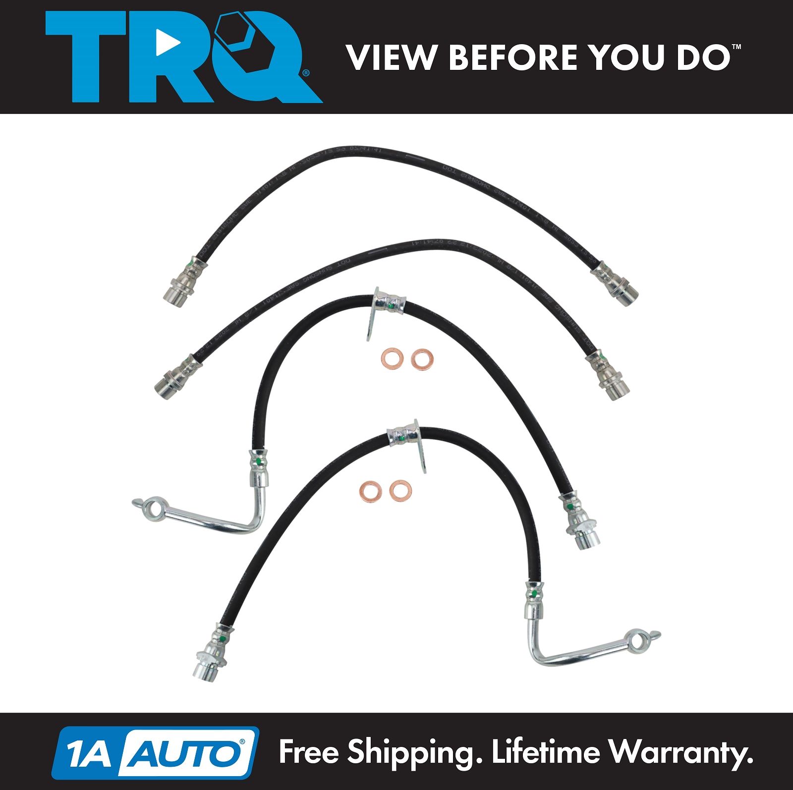 <b>4 Piece Brake Hose Set</b>