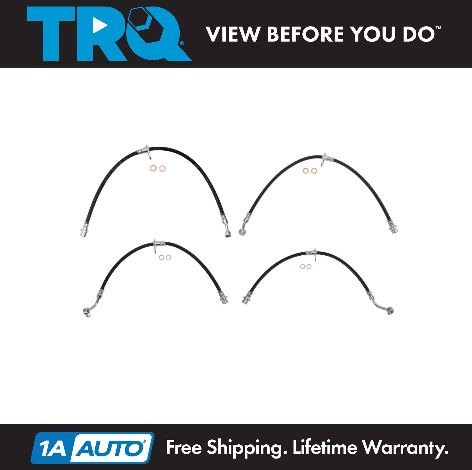 <b>4 Piece Brake Hose Set</b>