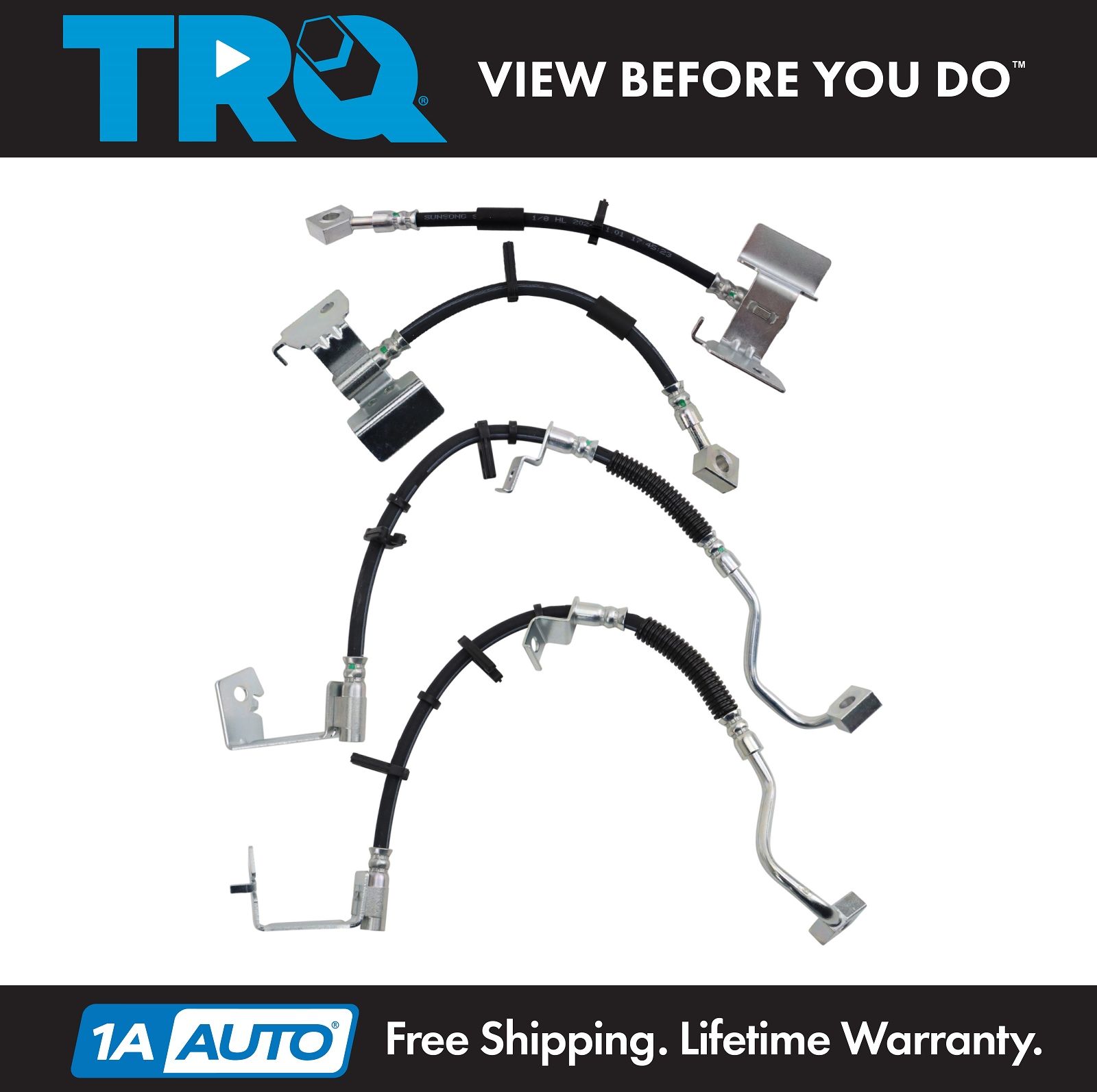 <b>4 Piece Brake Hose Set</b>