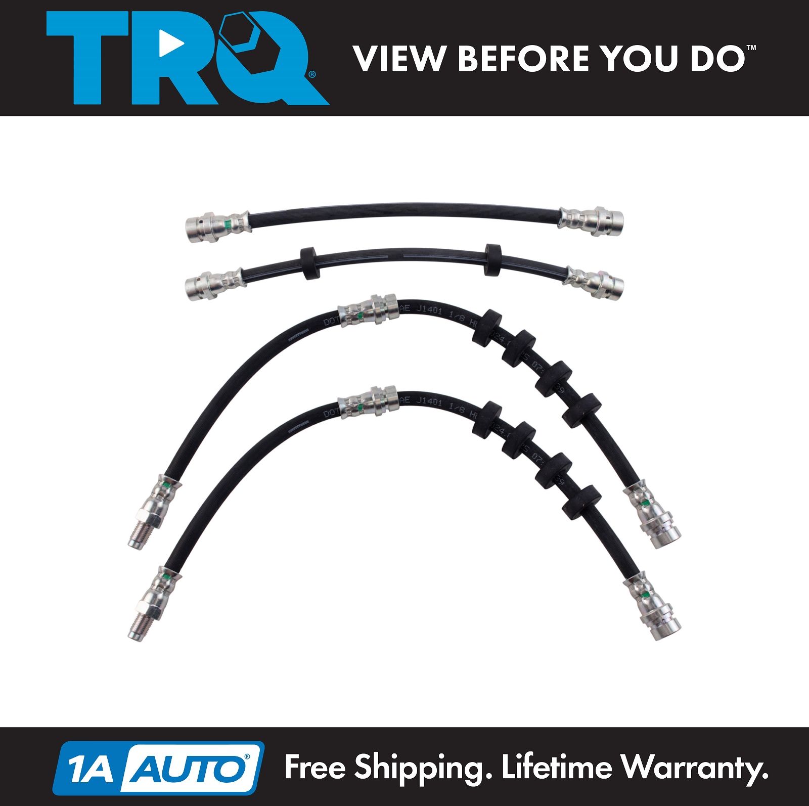 <b>4 Piece Brake Hose Set</b>