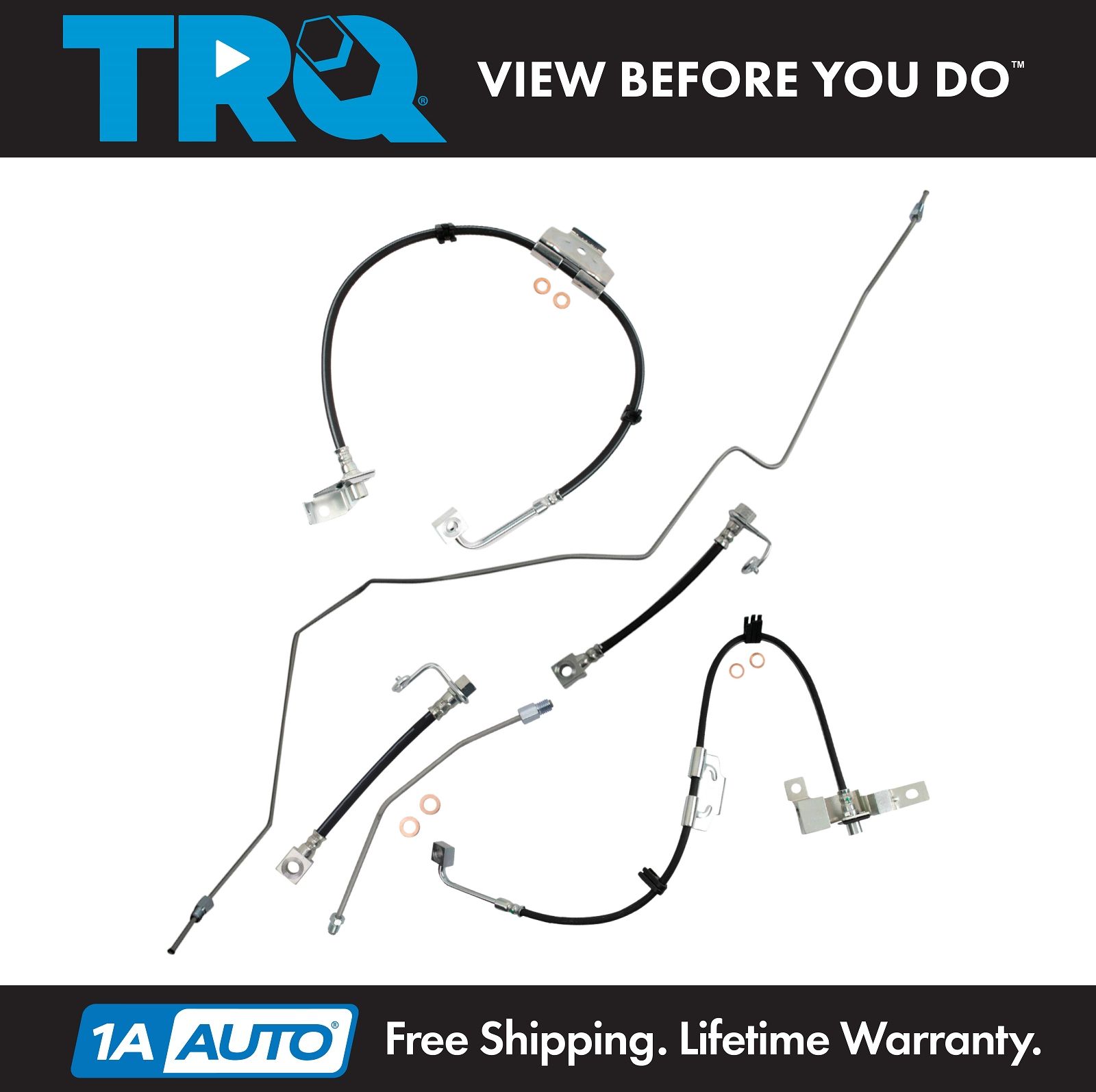 <b>4 Piece Brake Hose Set</b>
