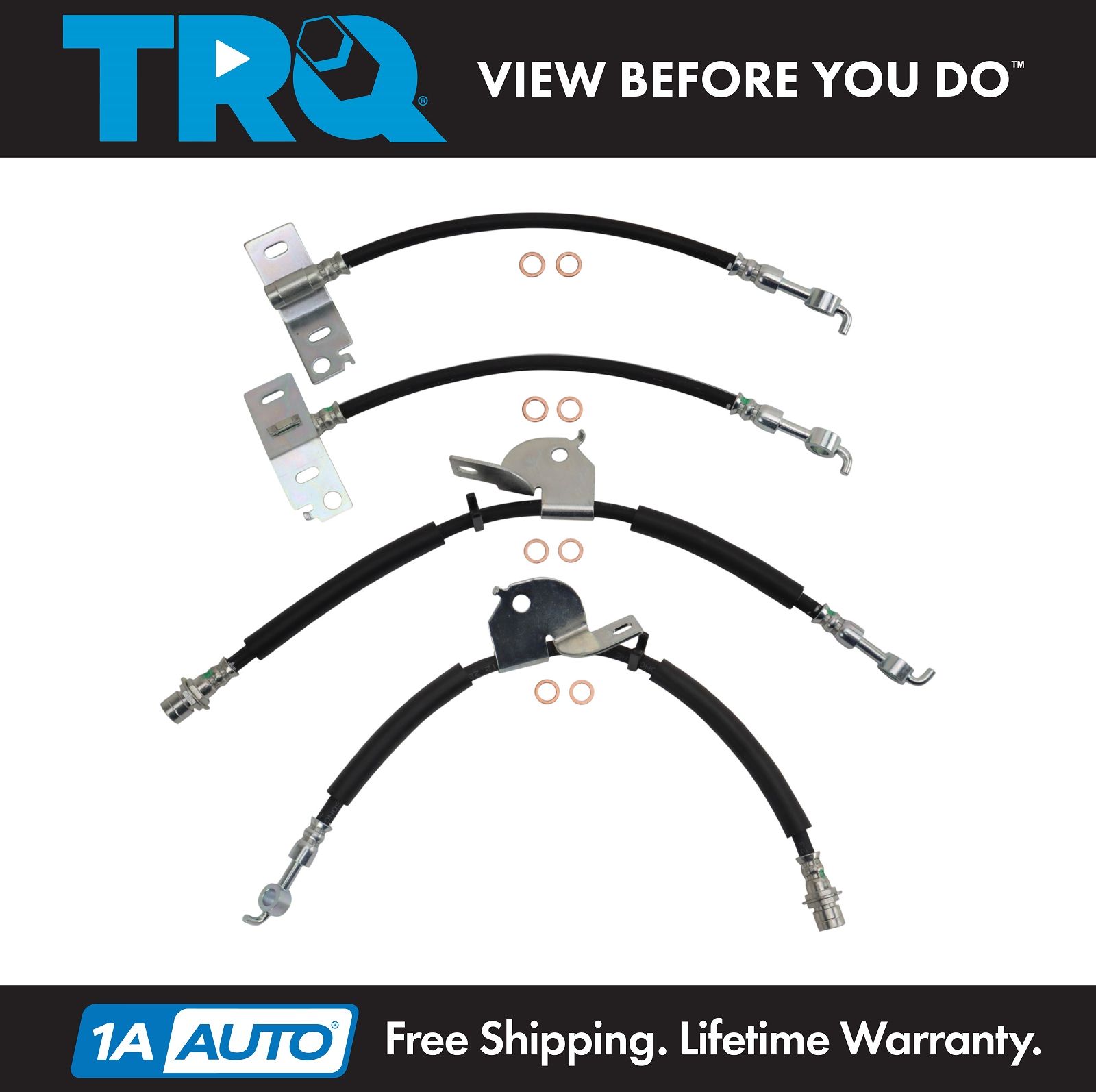 <b>4 Piece Brake Hose Set</b>