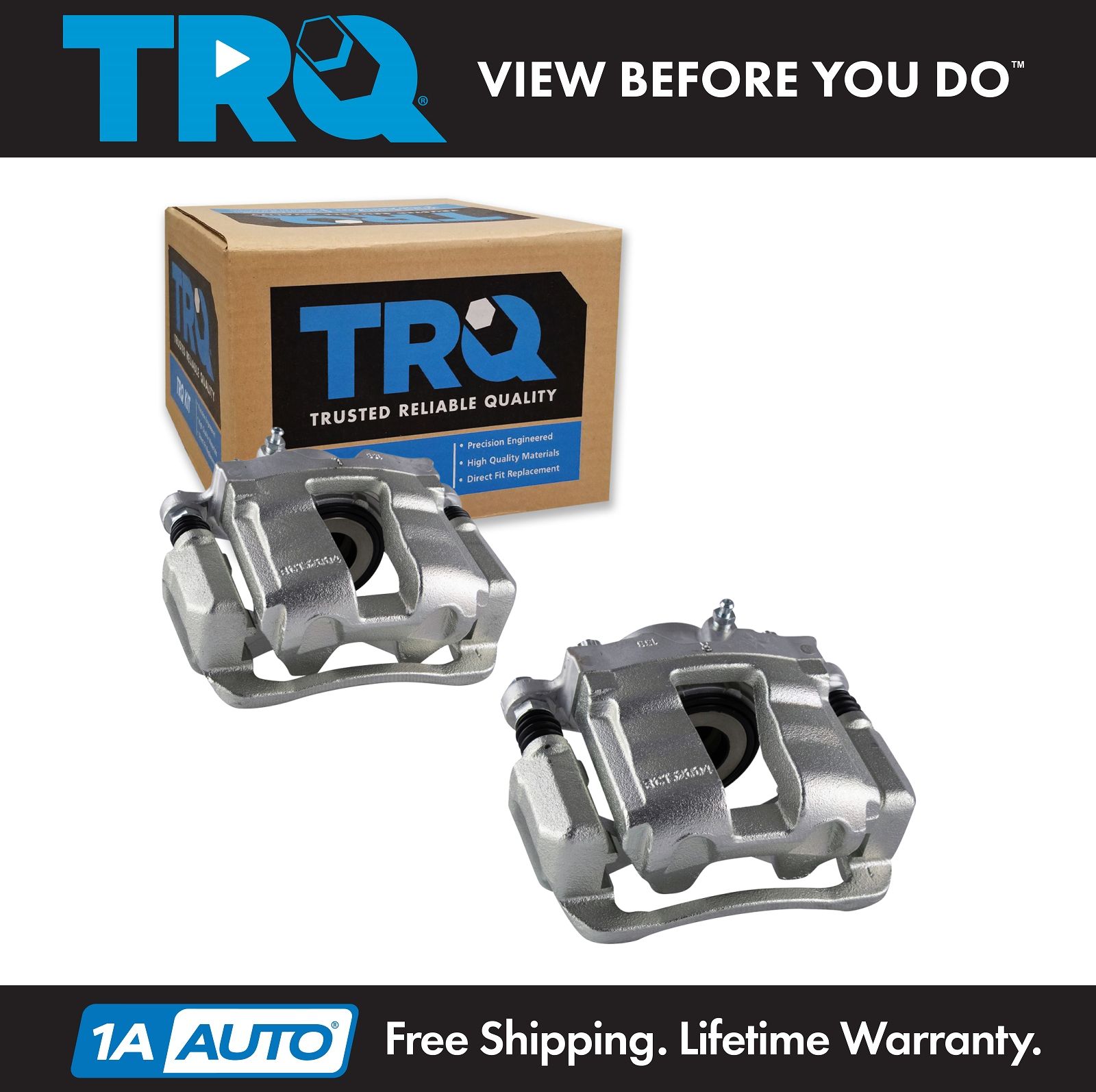 TRQ NEW Front Disc Brake Caliper Pair for Hyundai Sonata eBay