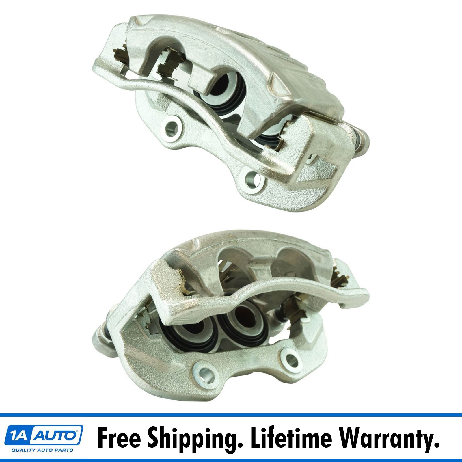 Right Front Brake Calipers With Bracket For GMC Yukon Dodge Ram 1 Pair Left