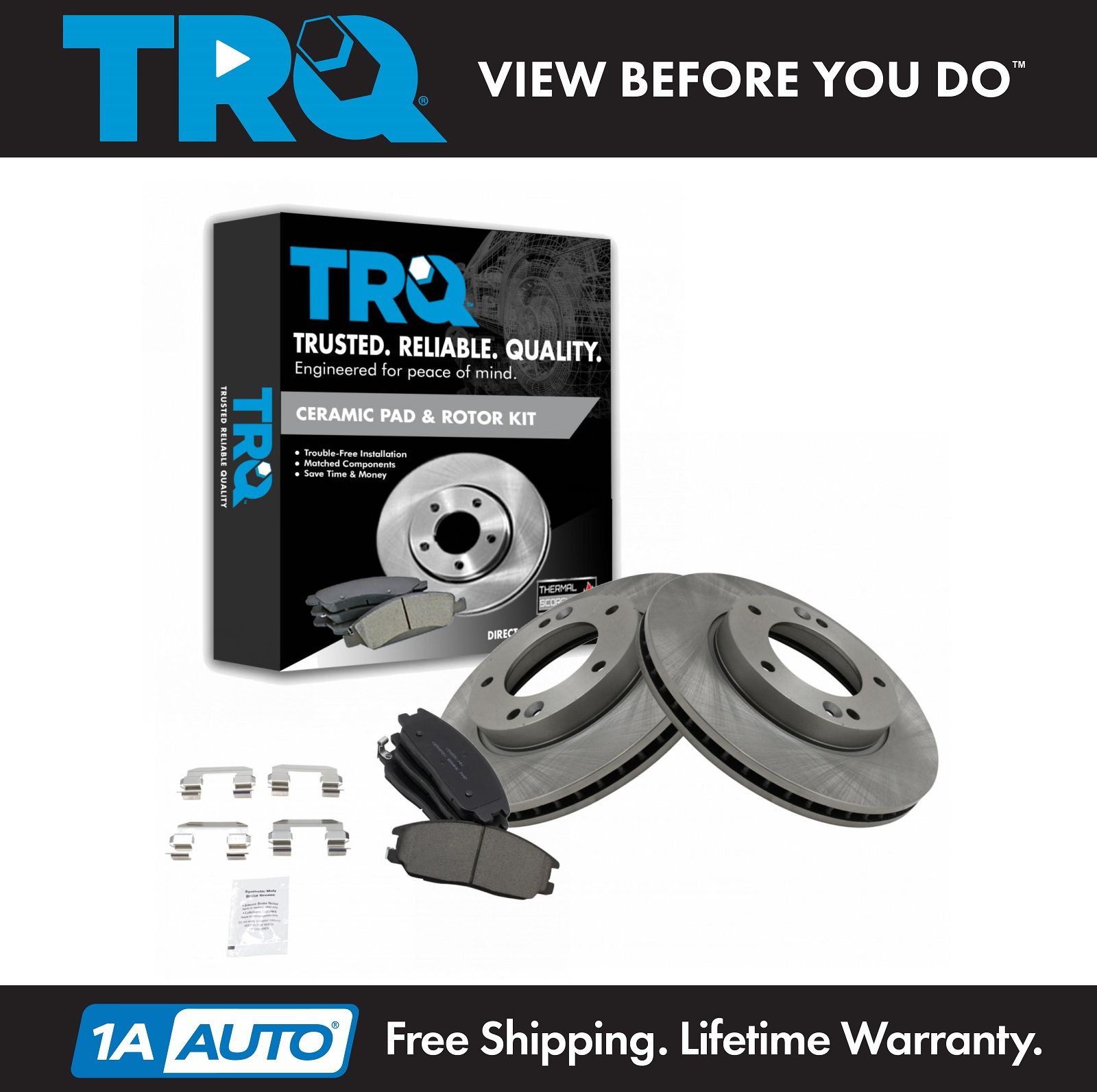 <b>Ceramic Brake Pad & Rotor Kit</b>
