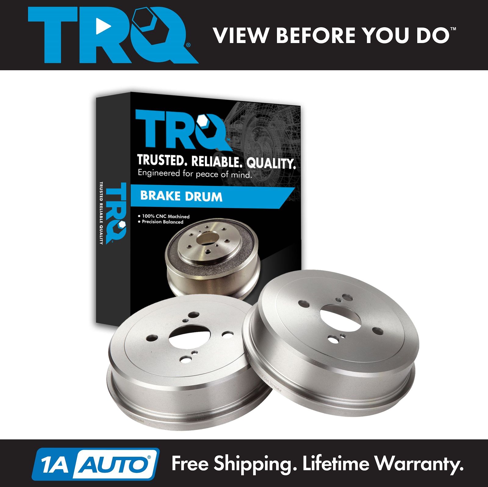 <b>2 Piece Brake Drum Set</b>