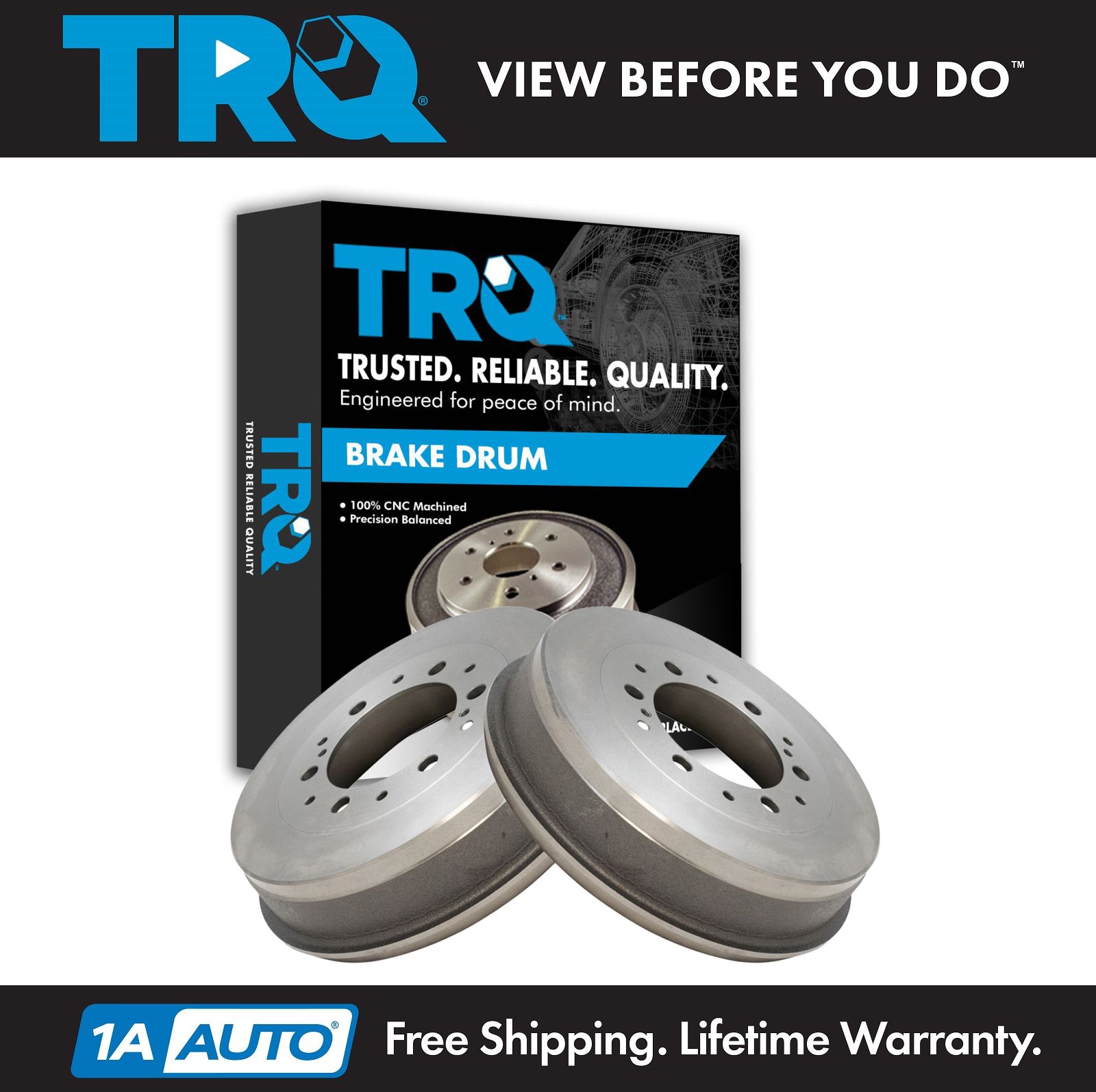 <b>2 Piece Brake Drum Set</b>