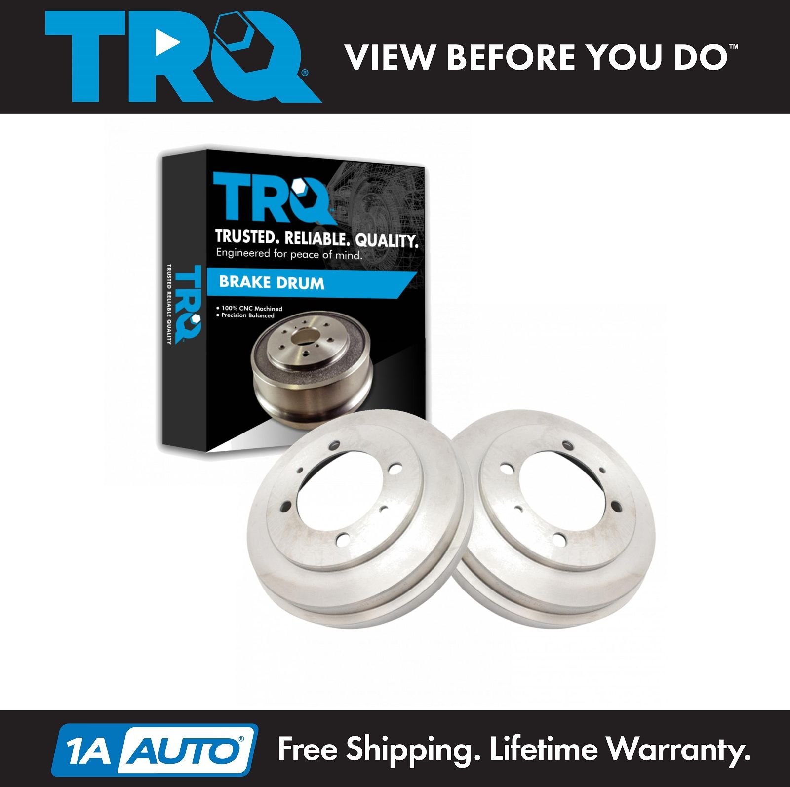 <b>2 Piece Brake Drum Set</b>