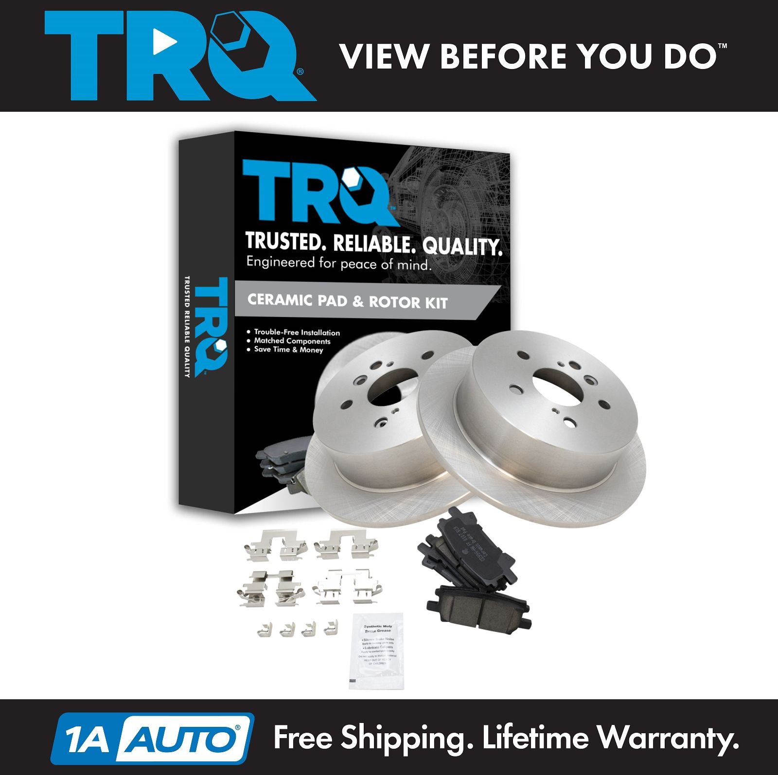 Nakamoto Rear Posi Ceramic Disc Brake Pads Set for Highlander RX330 RX350 New