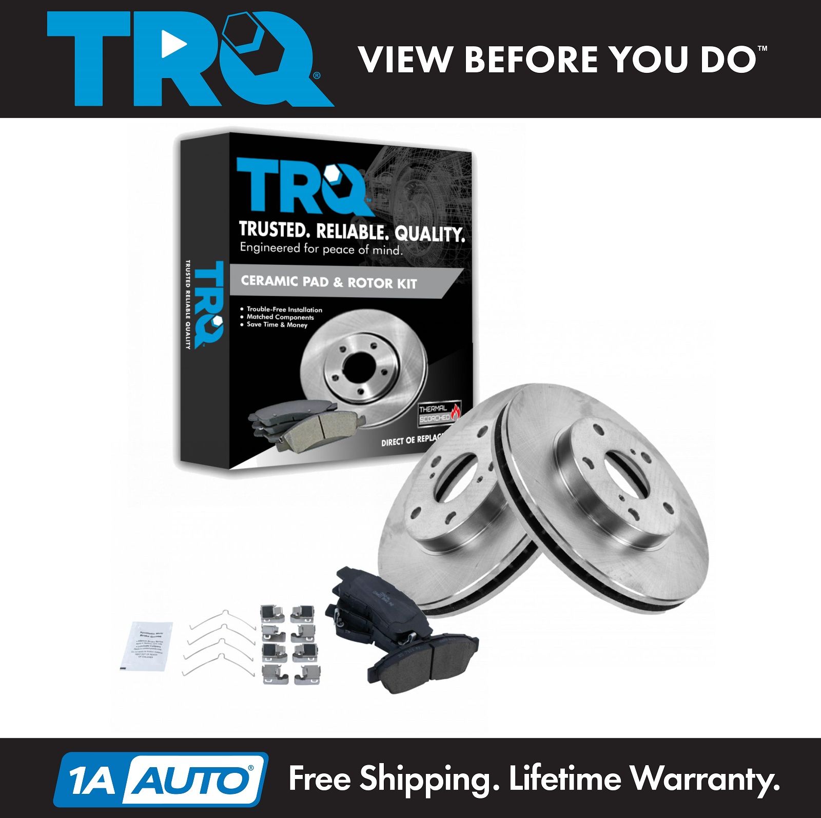 <b>Ceramic Brake Pad & Rotor Kit</b>