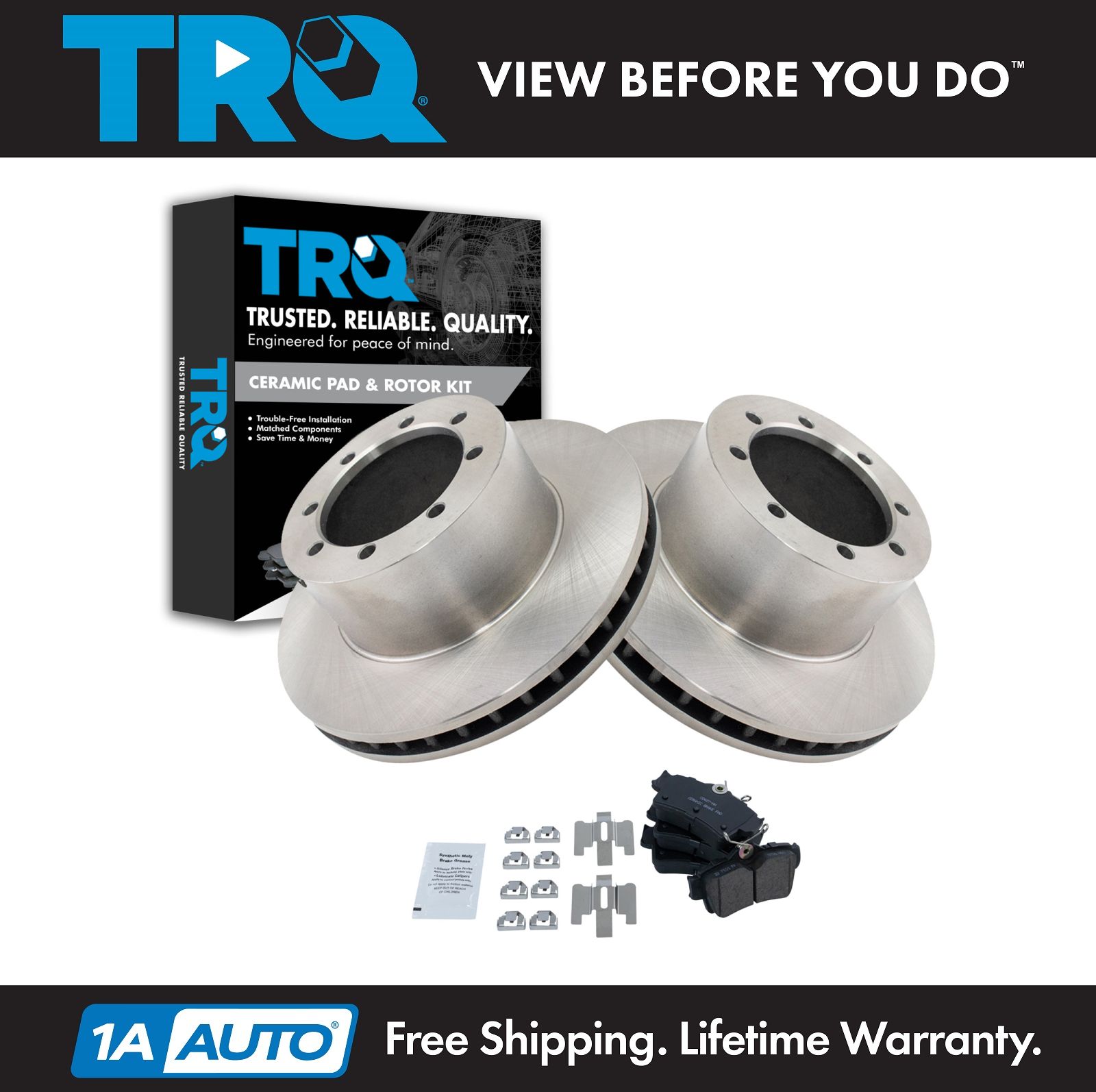 <b>Ceramic Brake Pad & Rotor Kit</b>