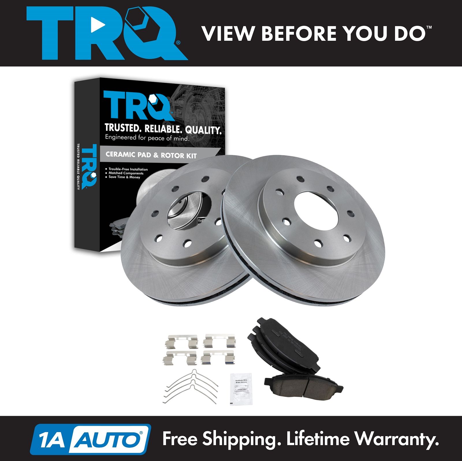 <b>Ceramic Brake Pad & Rotor Kit</b>