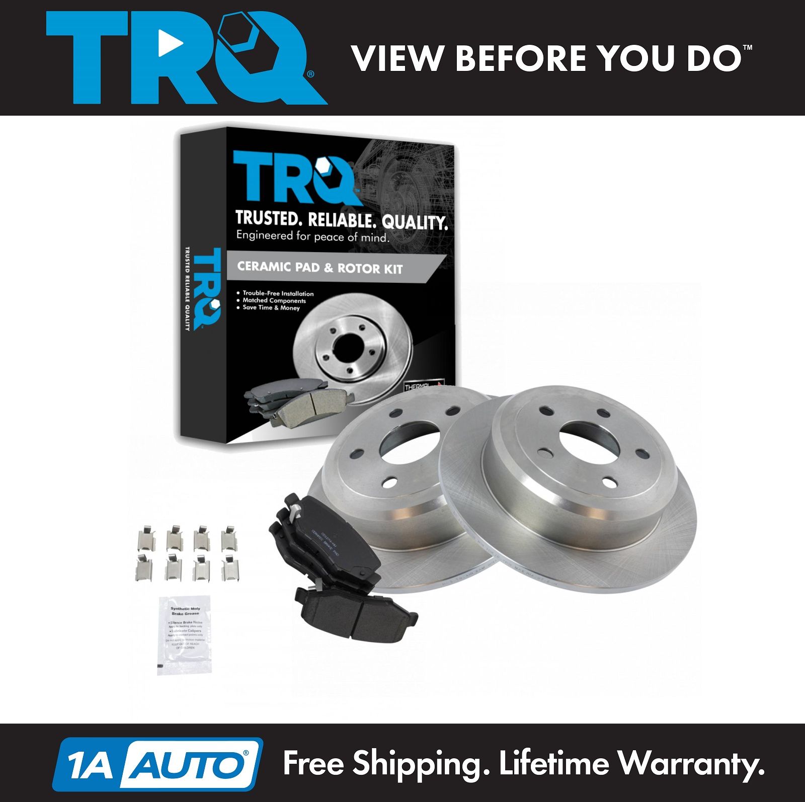 <b>Ceramic Brake Pad & Rotor Kit</b>