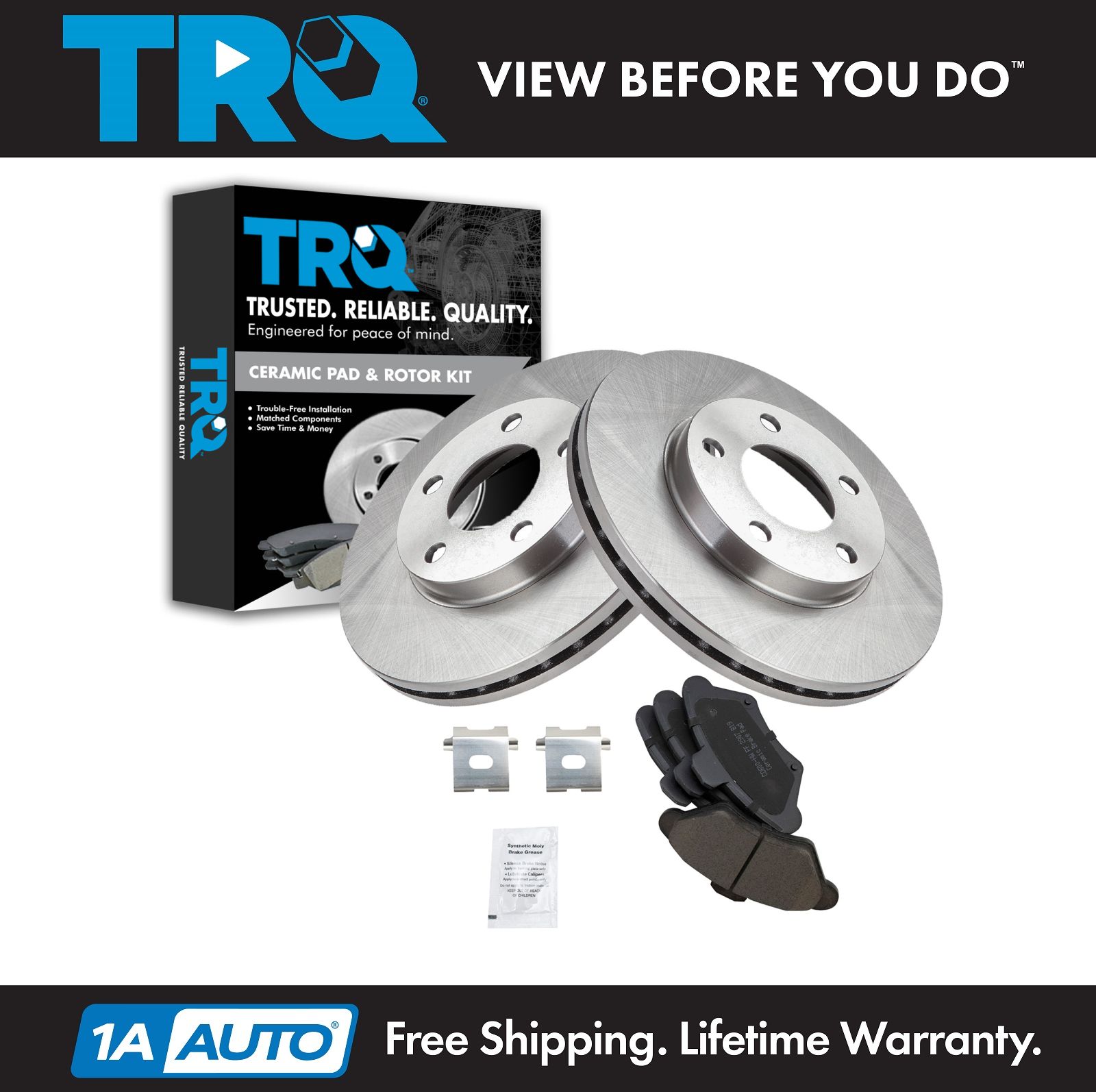 <b>Ceramic Brake Pad & Rotor Kit</b>