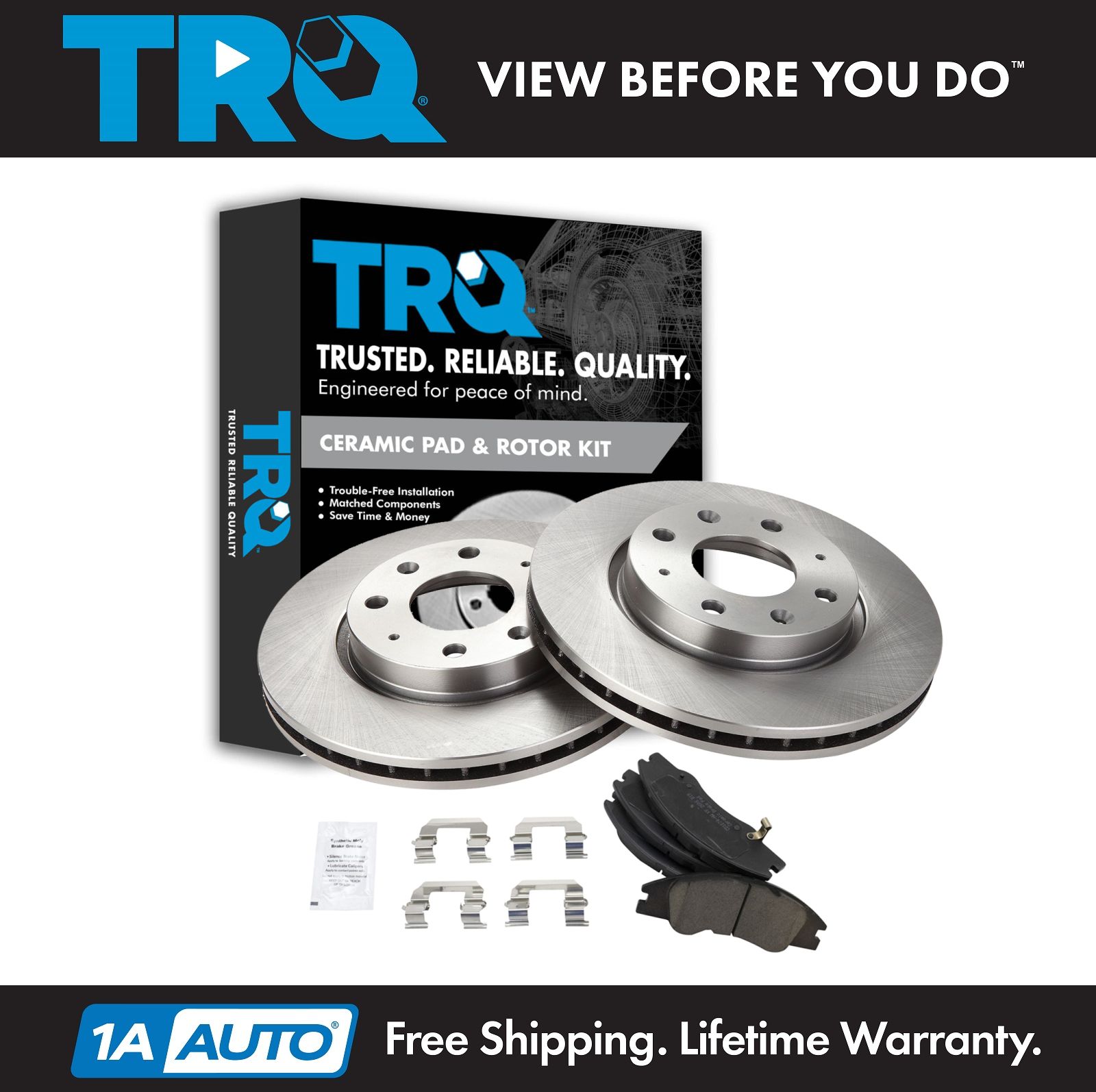 Front Ceramic Brake Pads For 2004-2009 Kia Spectra