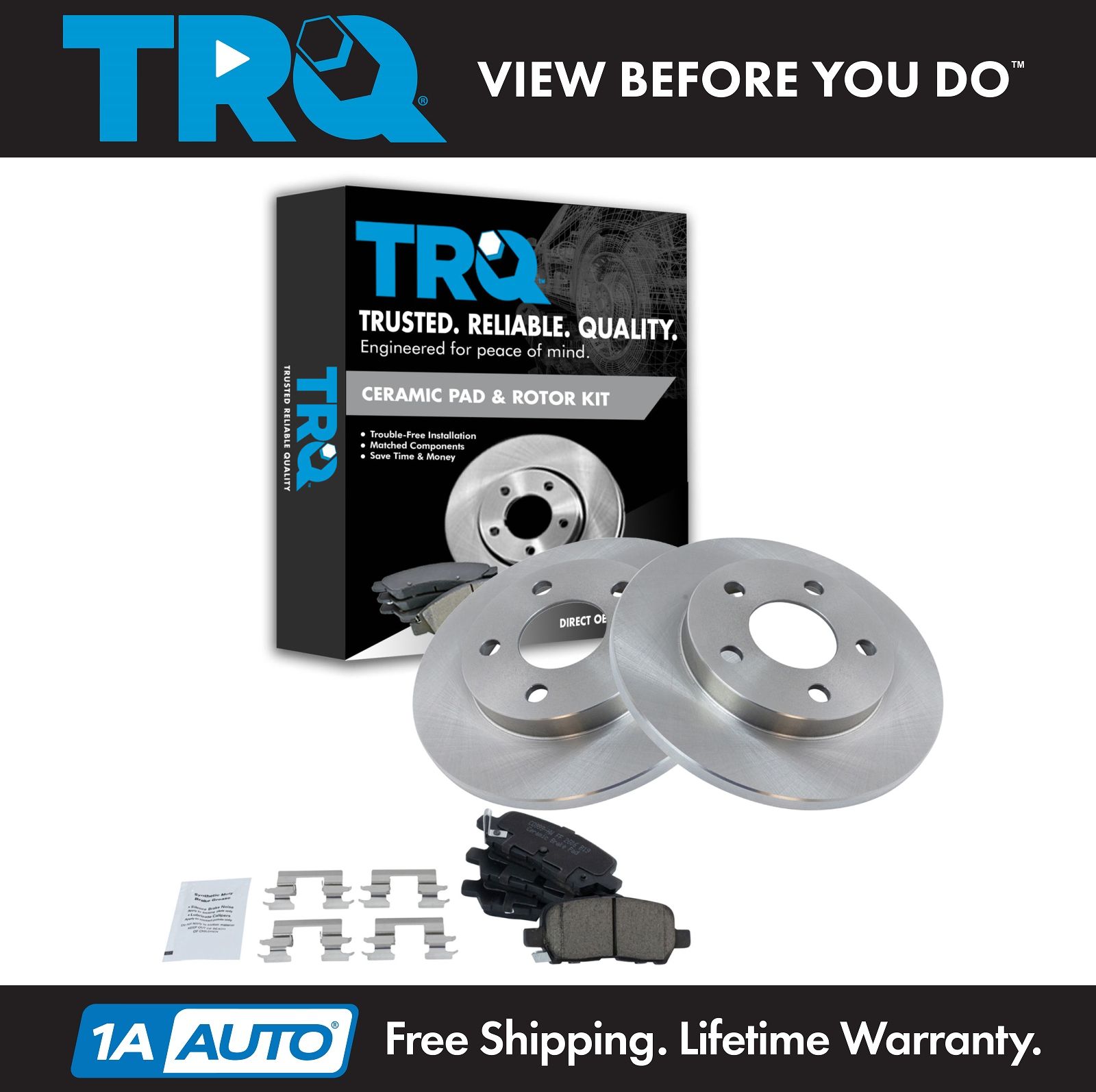 <b>Ceramic Brake Pad & Rotor Kit</b>