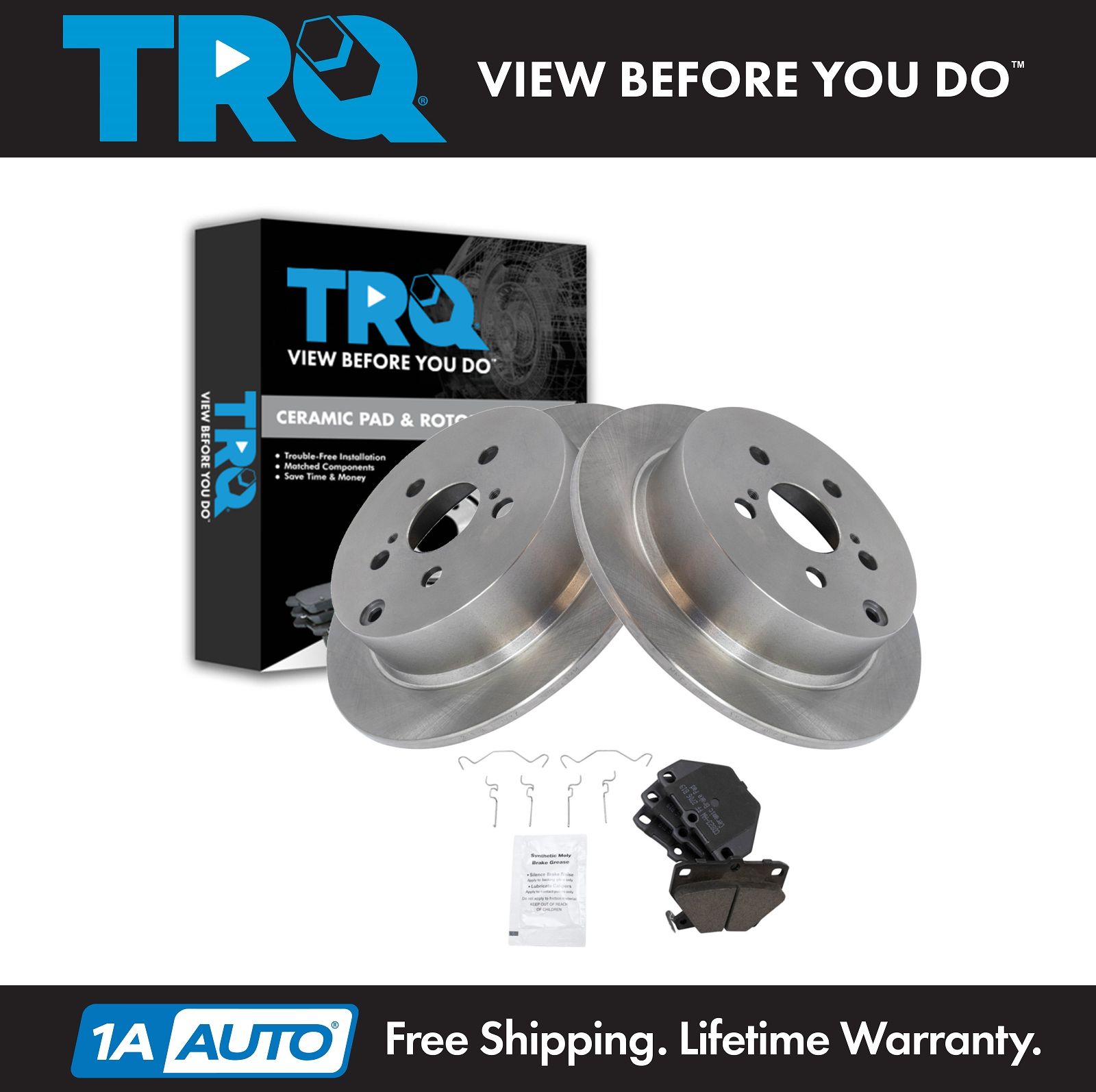 <b>Ceramic Brake Pad & Rotor Kit</b>