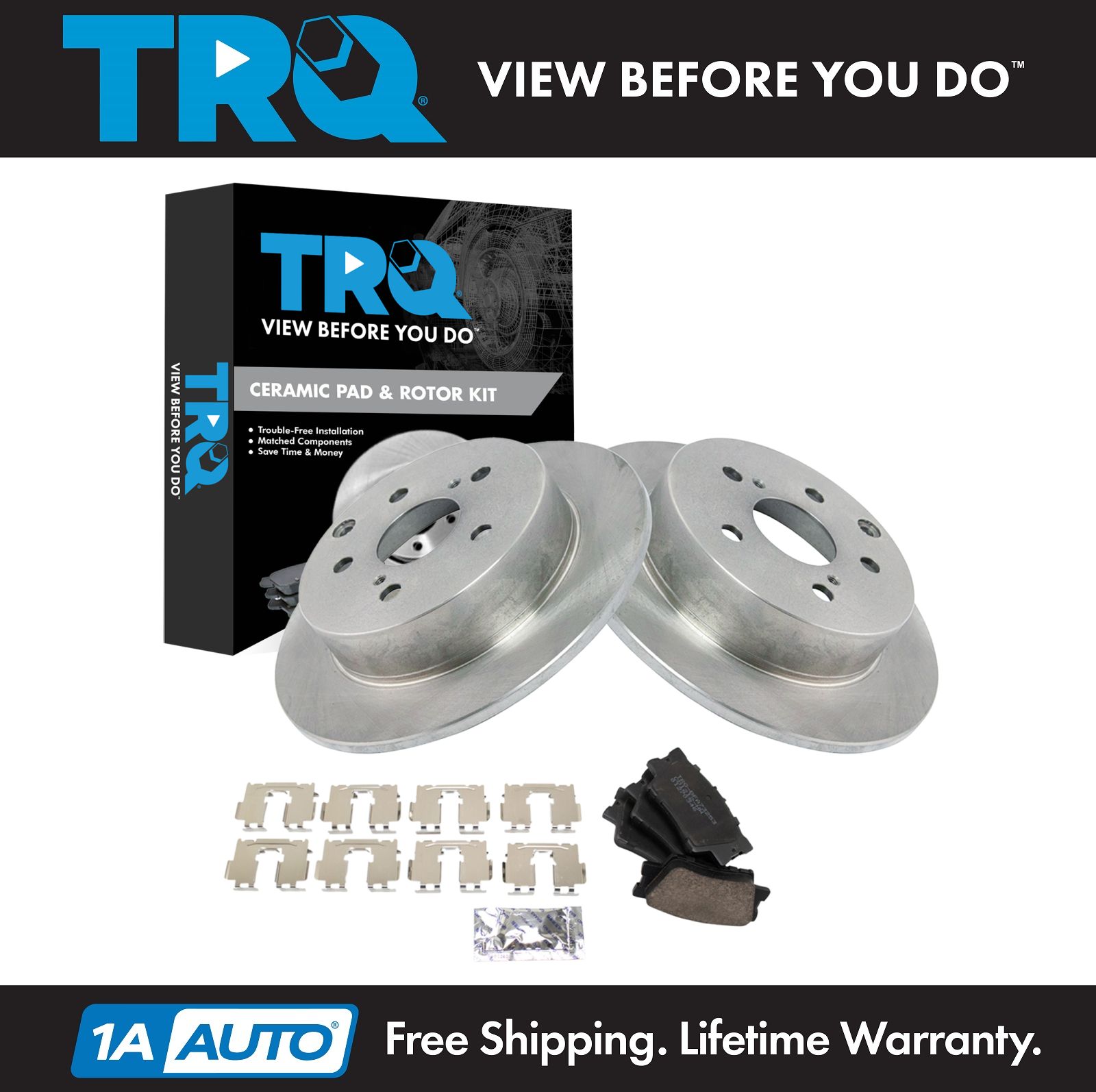 <b>Ceramic Brake Pad & Rotor Kit</b>