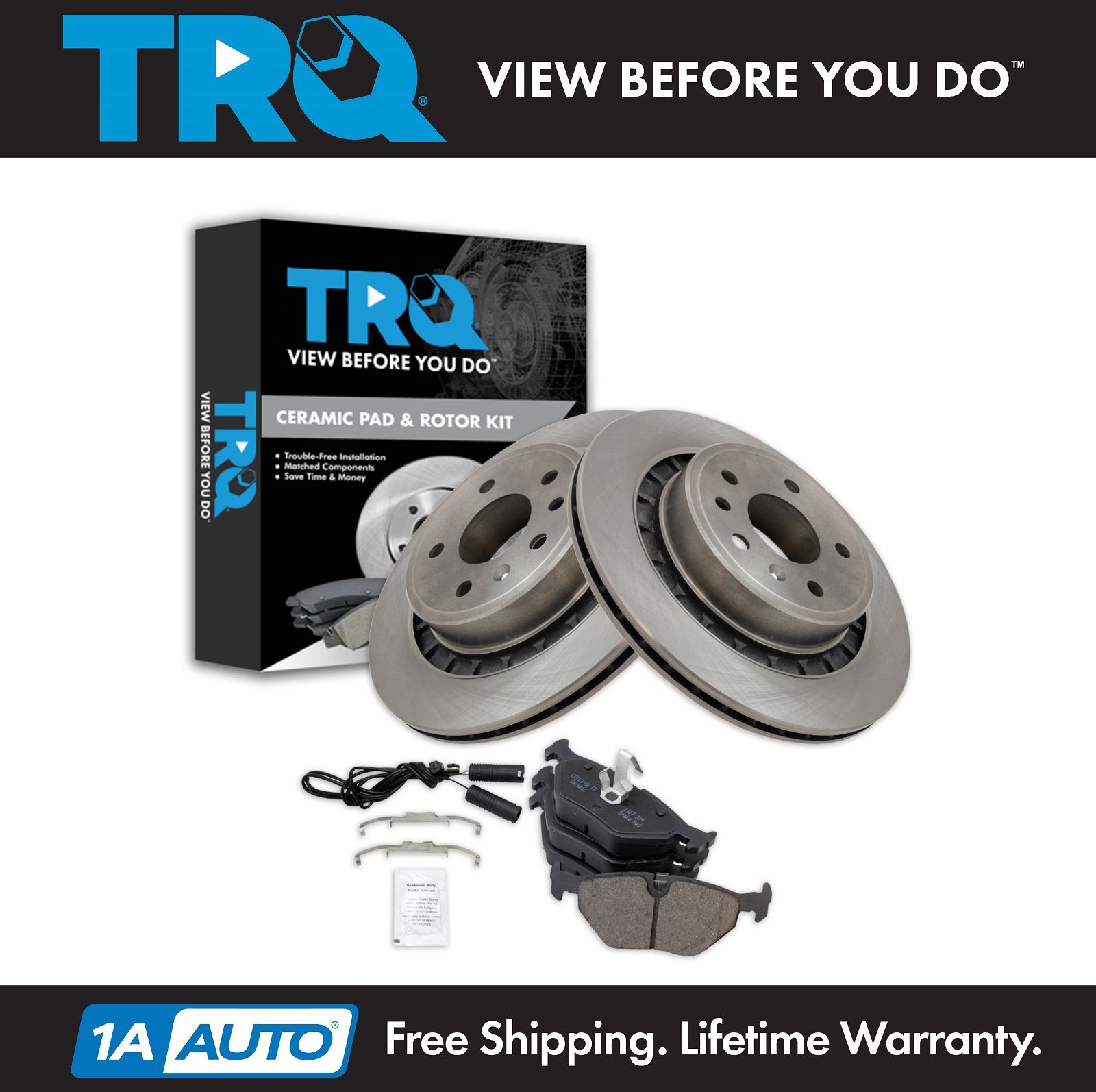 <b>Ceramic Brake Pad & Rotor Kit</b>