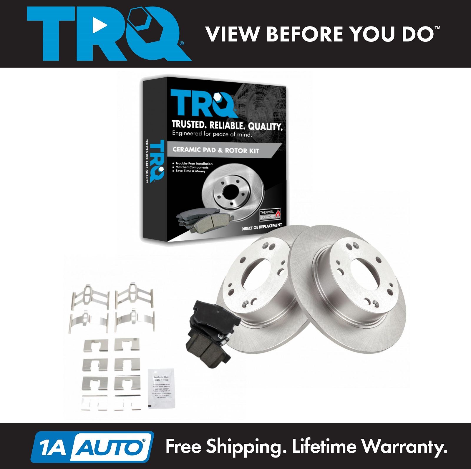 <b>Ceramic Brake Pad & Rotor Kit</b>