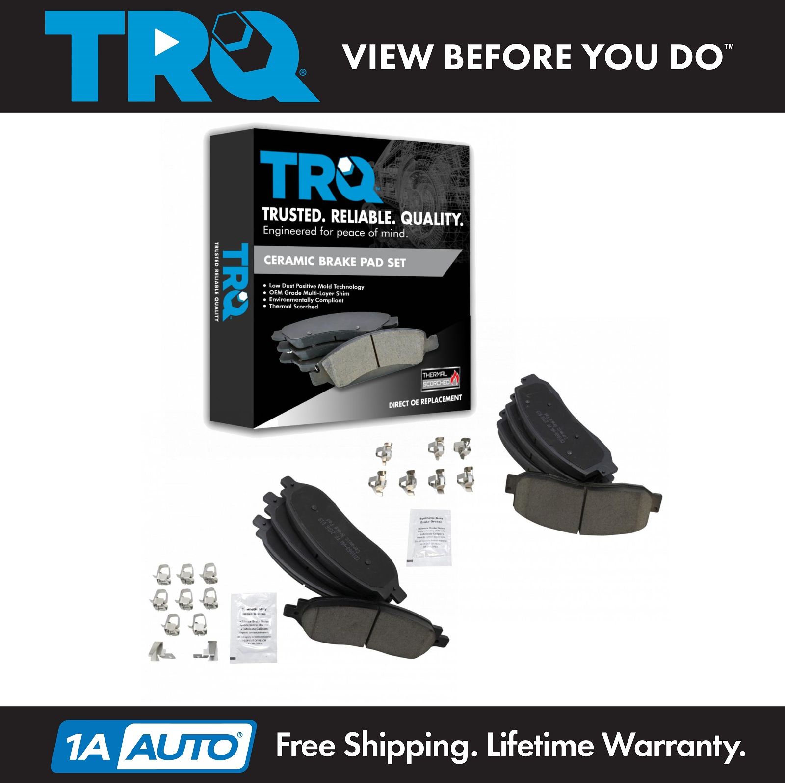 For 05-07 Ford F-250 Super Duty,F-350 Super Duty Rear Semi-Metallic Brake Pads