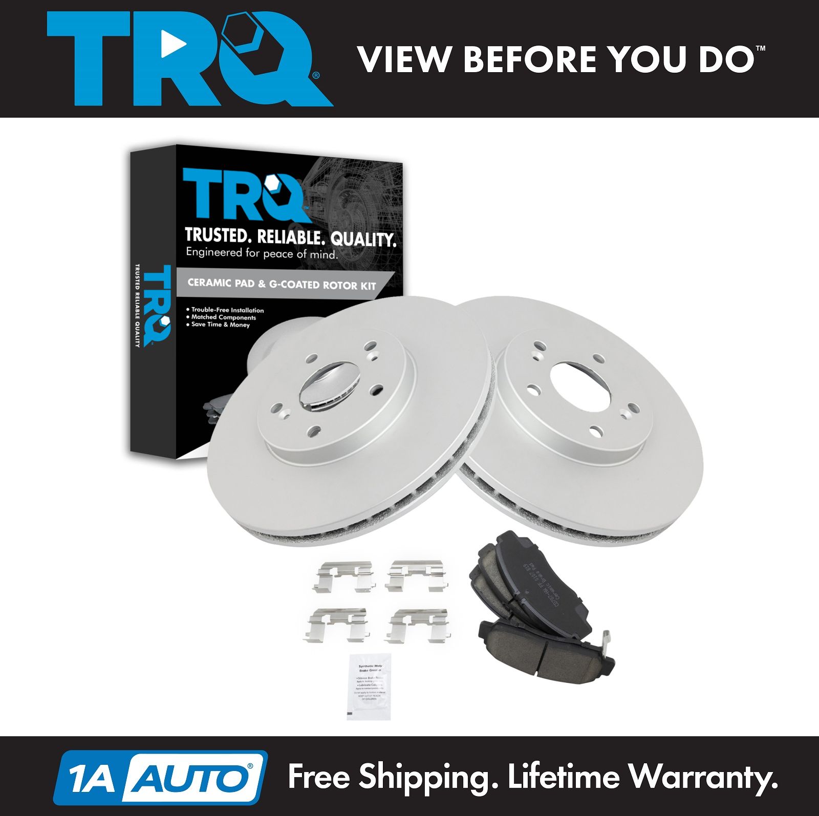 <b>Ceramic Brake Pad & Rotor Kit</b>