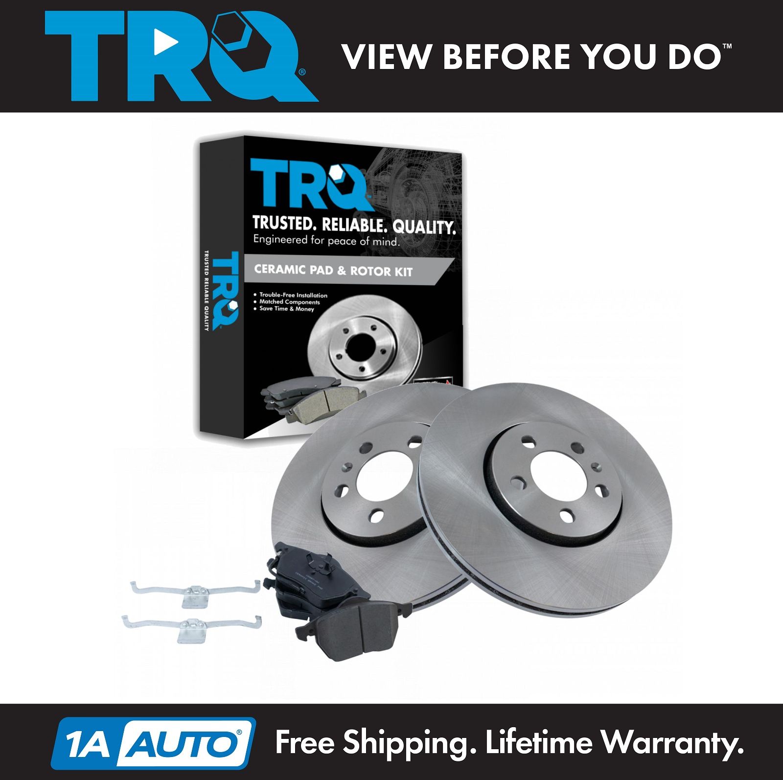 <b>Ceramic Brake Pad & Rotor Kit</b>