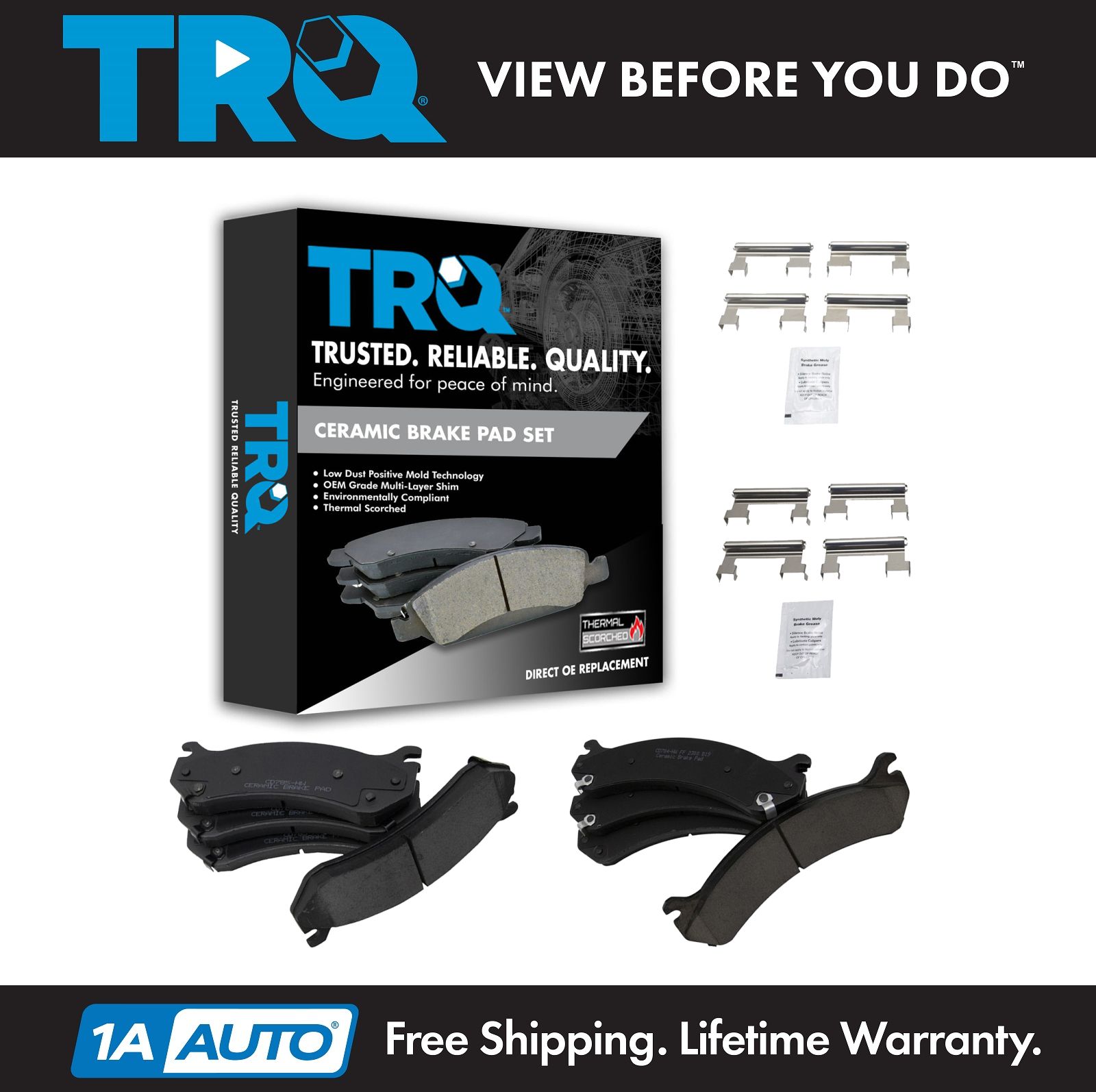 Nakamoto Rear Premium Posi Semi Metallic Brake Pad Set for Ford Pickup Truck SUV
