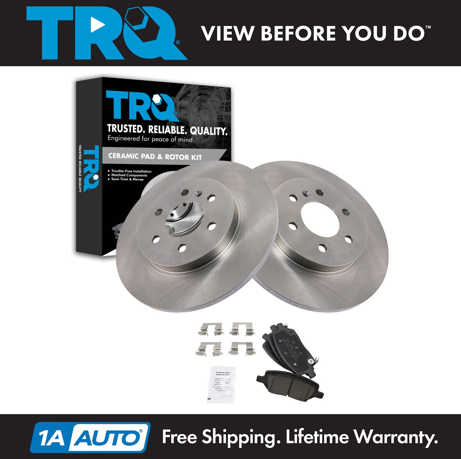 <b>Ceramic Brake Pad & Rotor Kit</b>