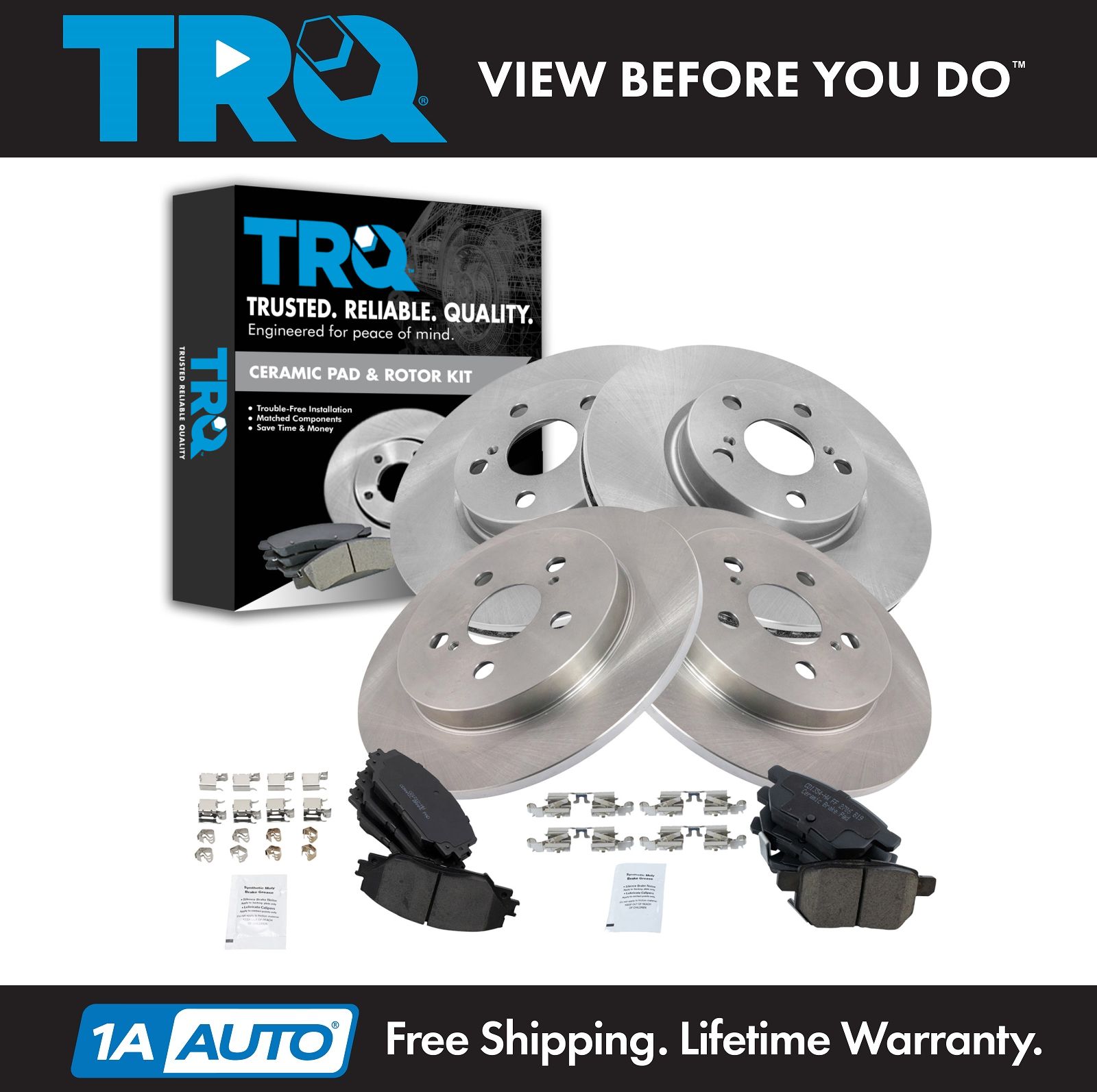 <b>Ceramic Brake Pad & Rotor Kit</b>