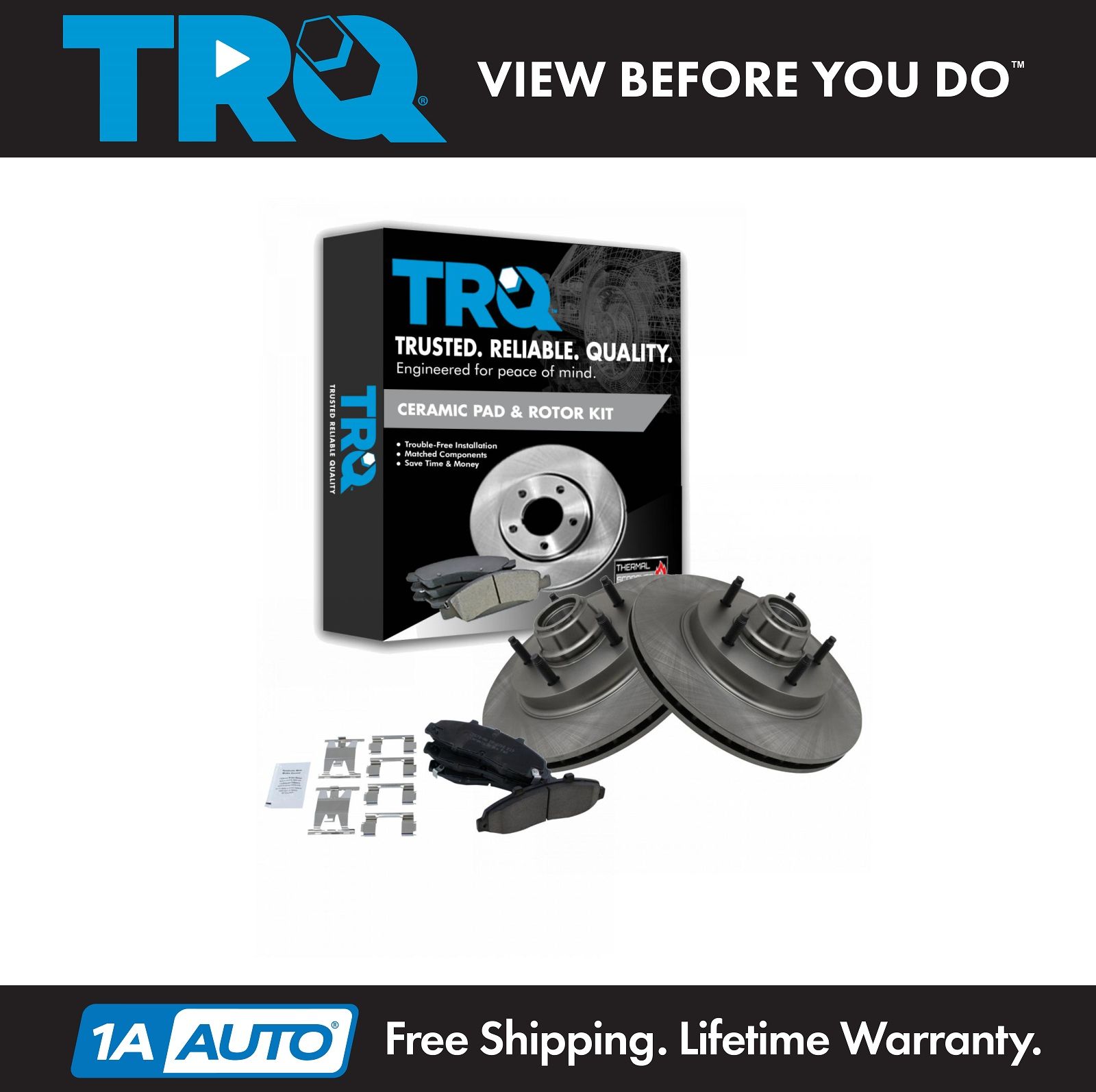 <b>Ceramic Brake Pad & Rotor Kit</b>