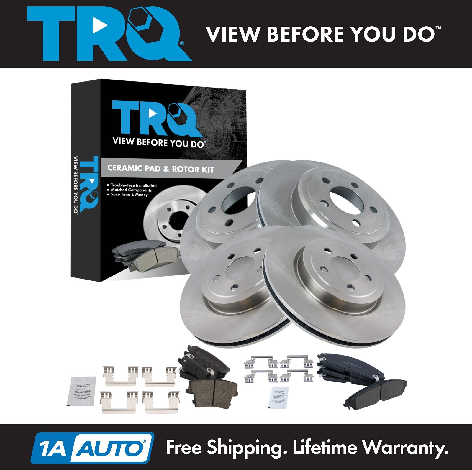 <b>Ceramic Brake Pad & Rotor Kit</b>