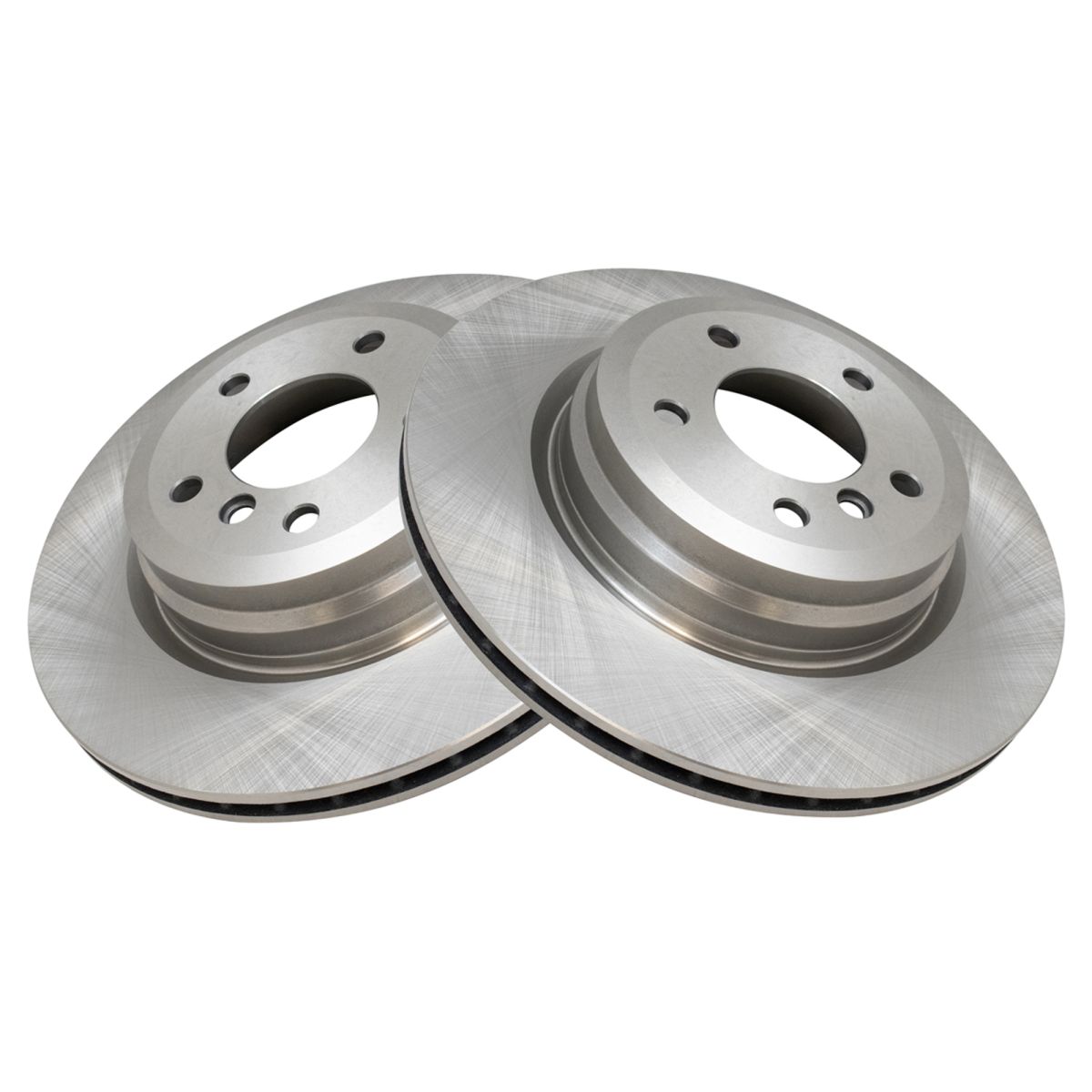 Brake Rotor & Premium Posi Ceramic Pad Kit w/ Sensors Front & Rear for