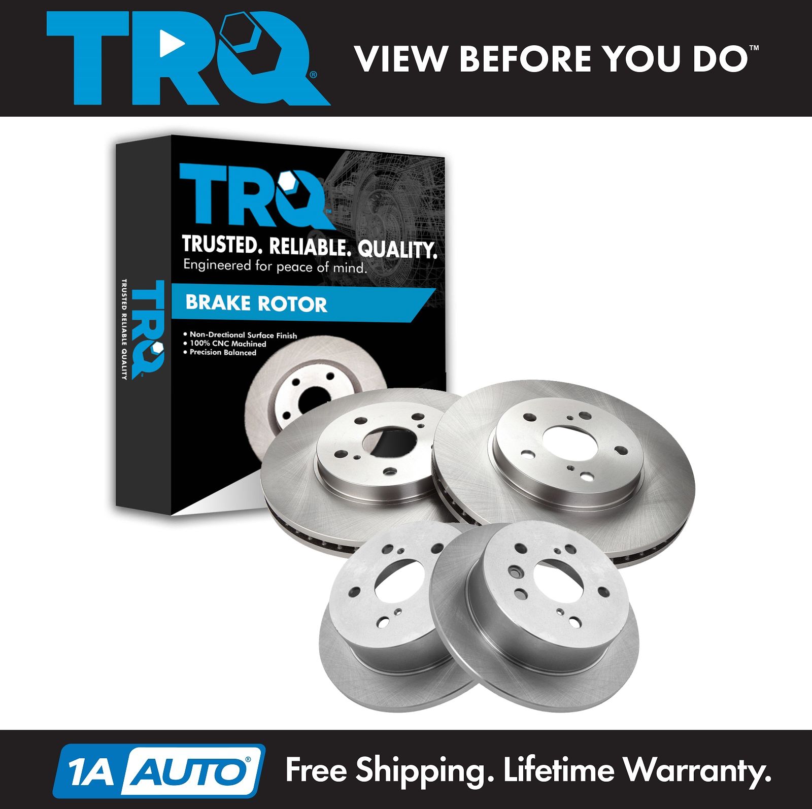 <b>4 Piece Brake Rotor Set</b>
