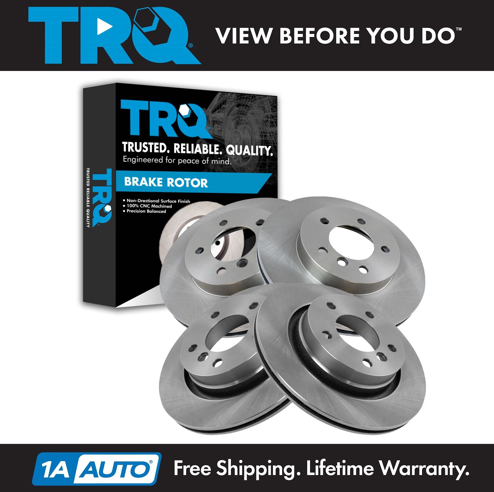 <b>4 Piece Brake Rotor Set</b>