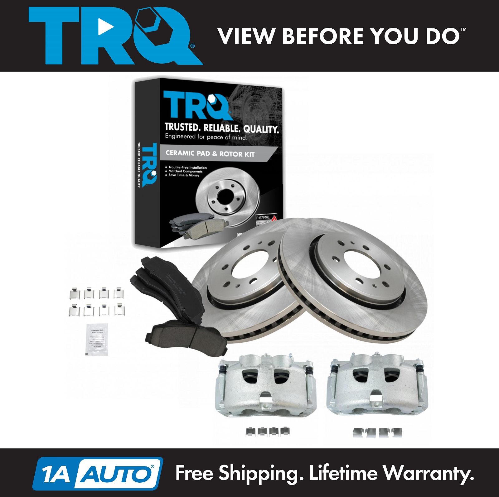 <b>Ceramic Brake Pad & Rotor Kit</b>
