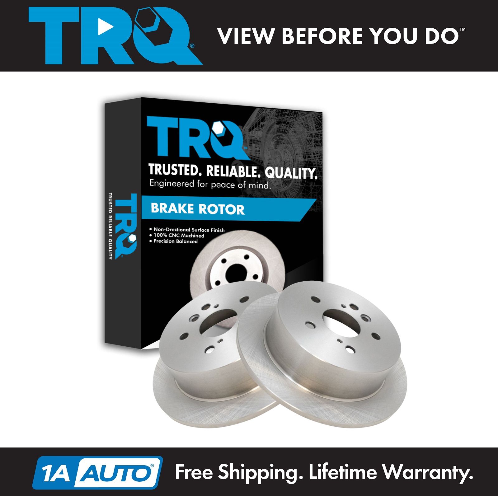 <b>2 Piece Brake Rotor Set</b>