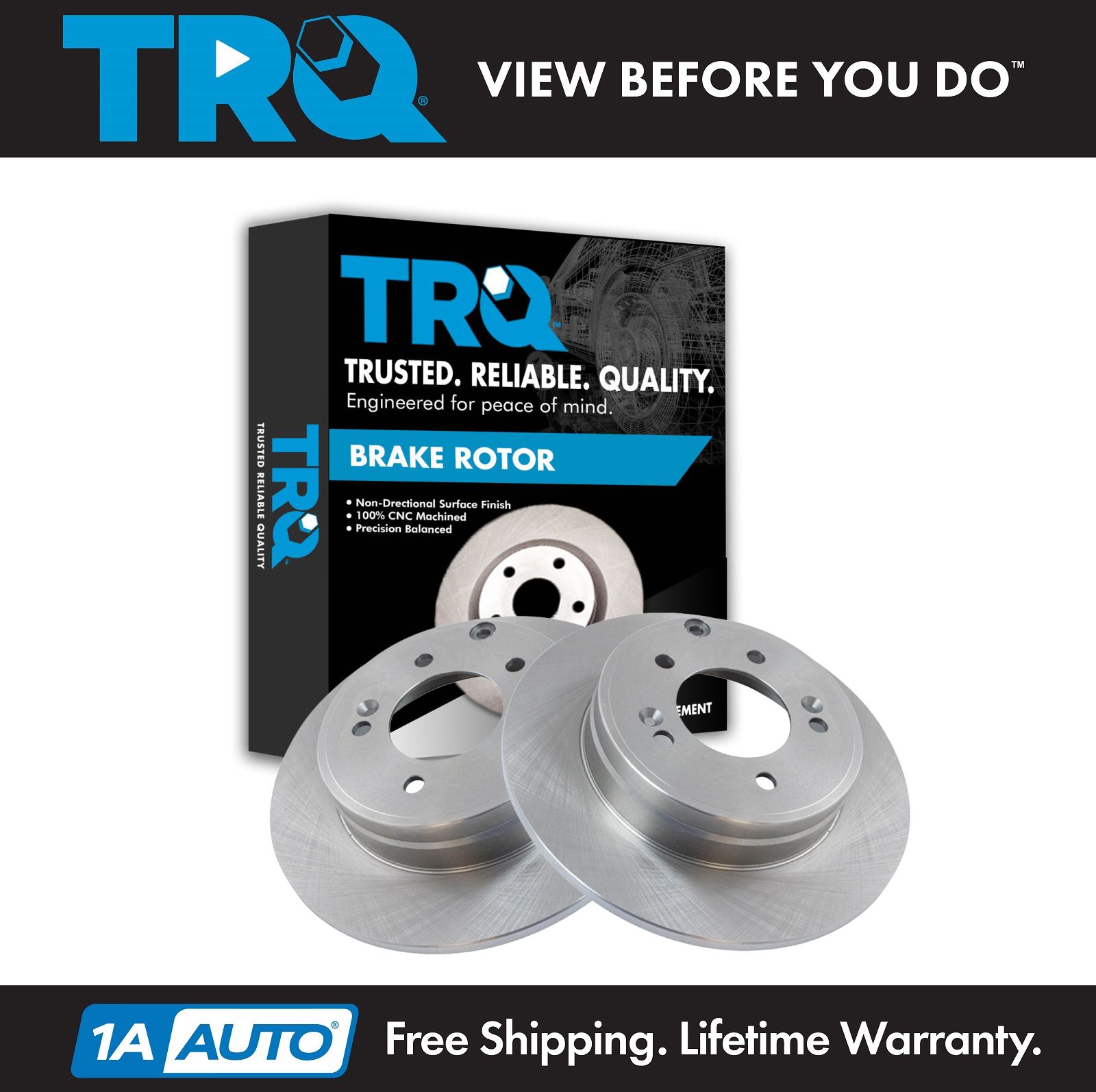 <b>2 Piece Brake Rotor Set</b>