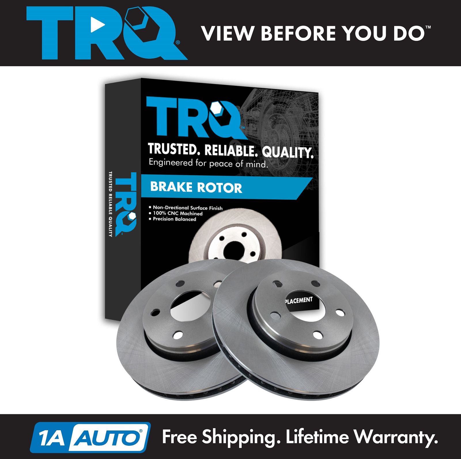 <b>2 Piece Brake Rotor Set</b>