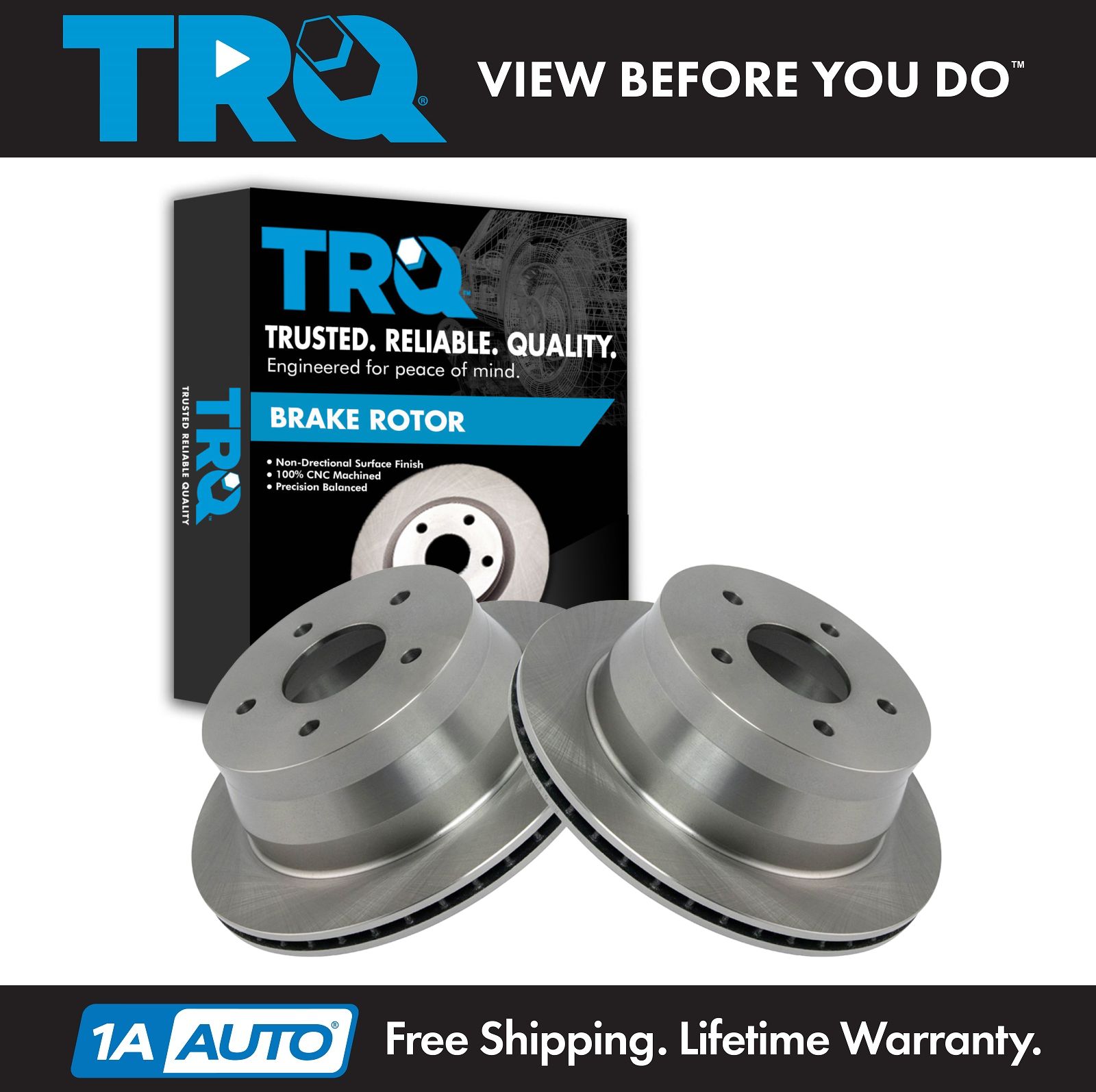 <b>2 Piece Brake Rotor Set</b>