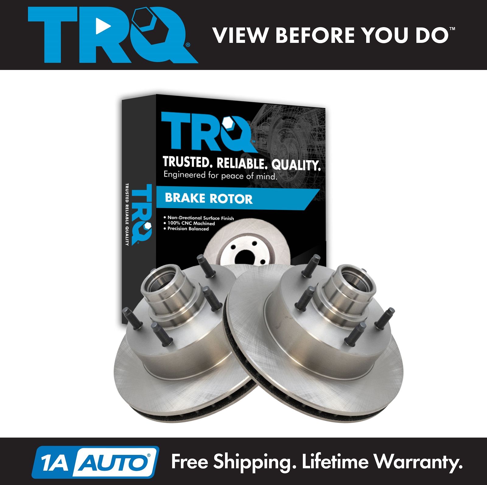 <b>2 Piece Brake Rotor Set</b>