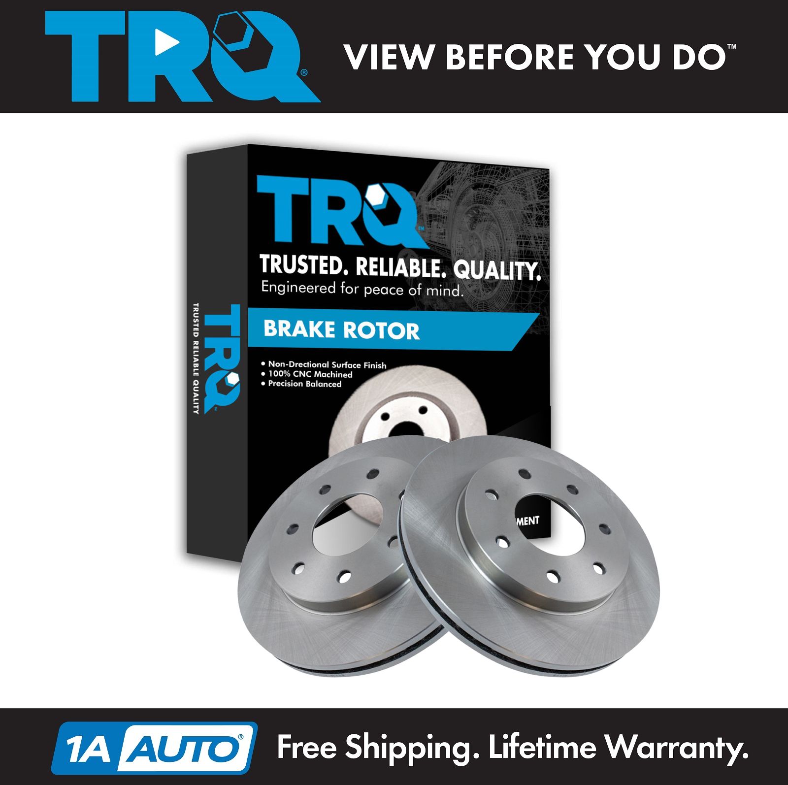 <b>2 Piece Brake Rotor Set</b>